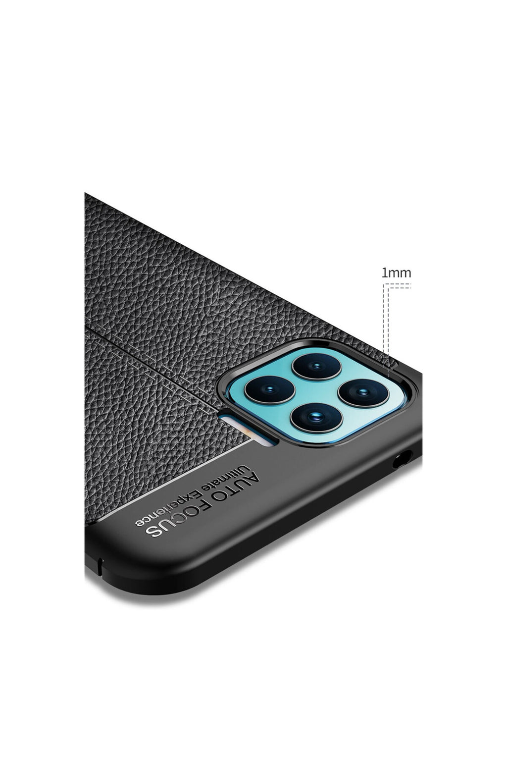 Oppo Reno 4 Lite Uyumlu Kılıf Auto Focus Kapak - Lacivert
