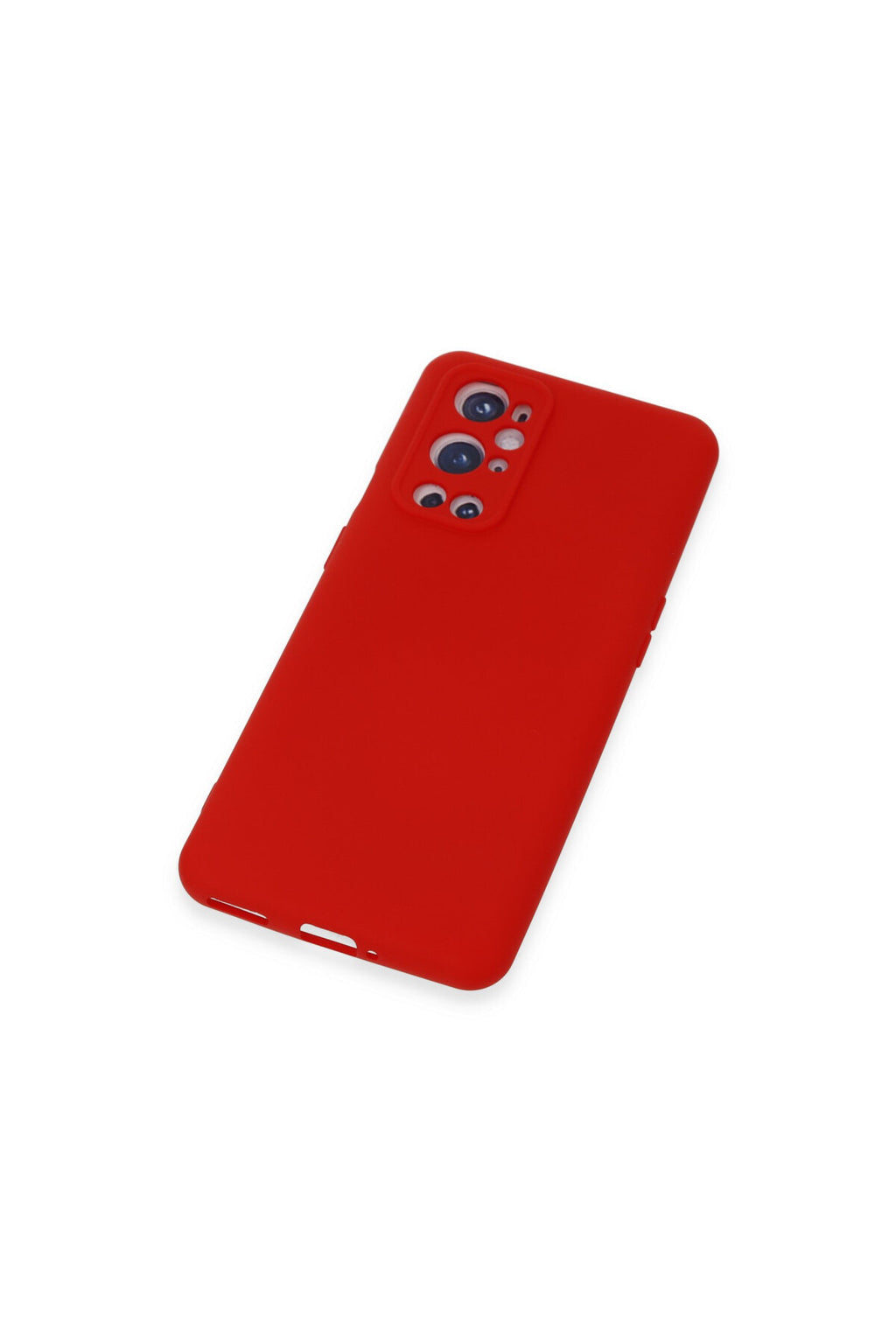 One Plus 9 Pro Kılıf Nano içi Kadife Silikon - Kırmızı