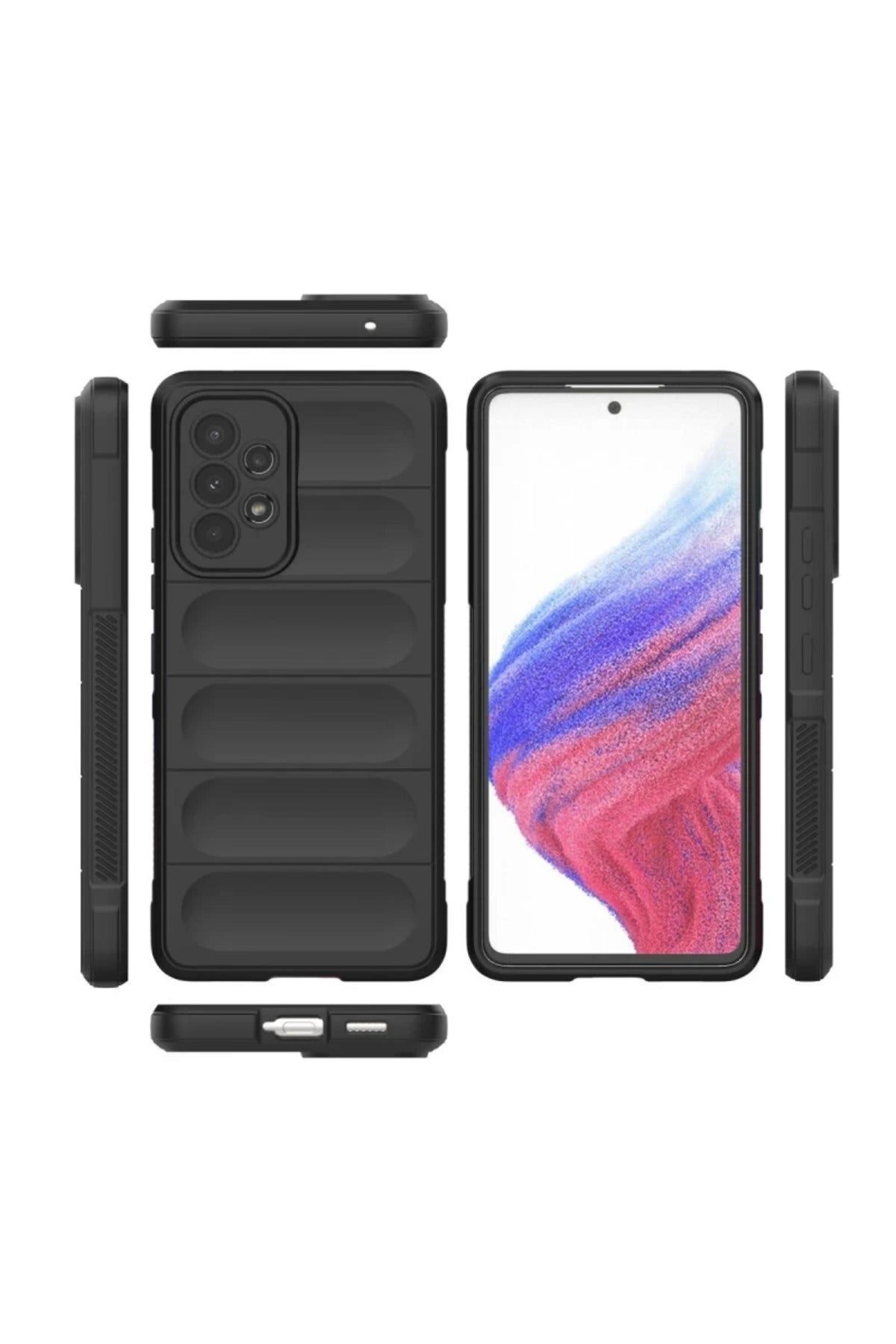 Samsung Galaxy A53 5G Uyumlu Kılıf Optimum Silikon - Siyah