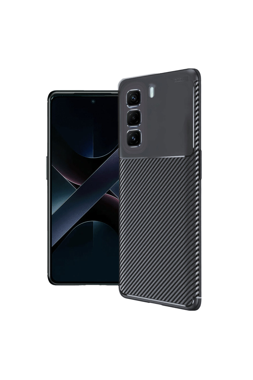 İnfinix Hot 50 Pro Plus 4G Uyumlu Auto Focus Karbon Kapak - Siyah