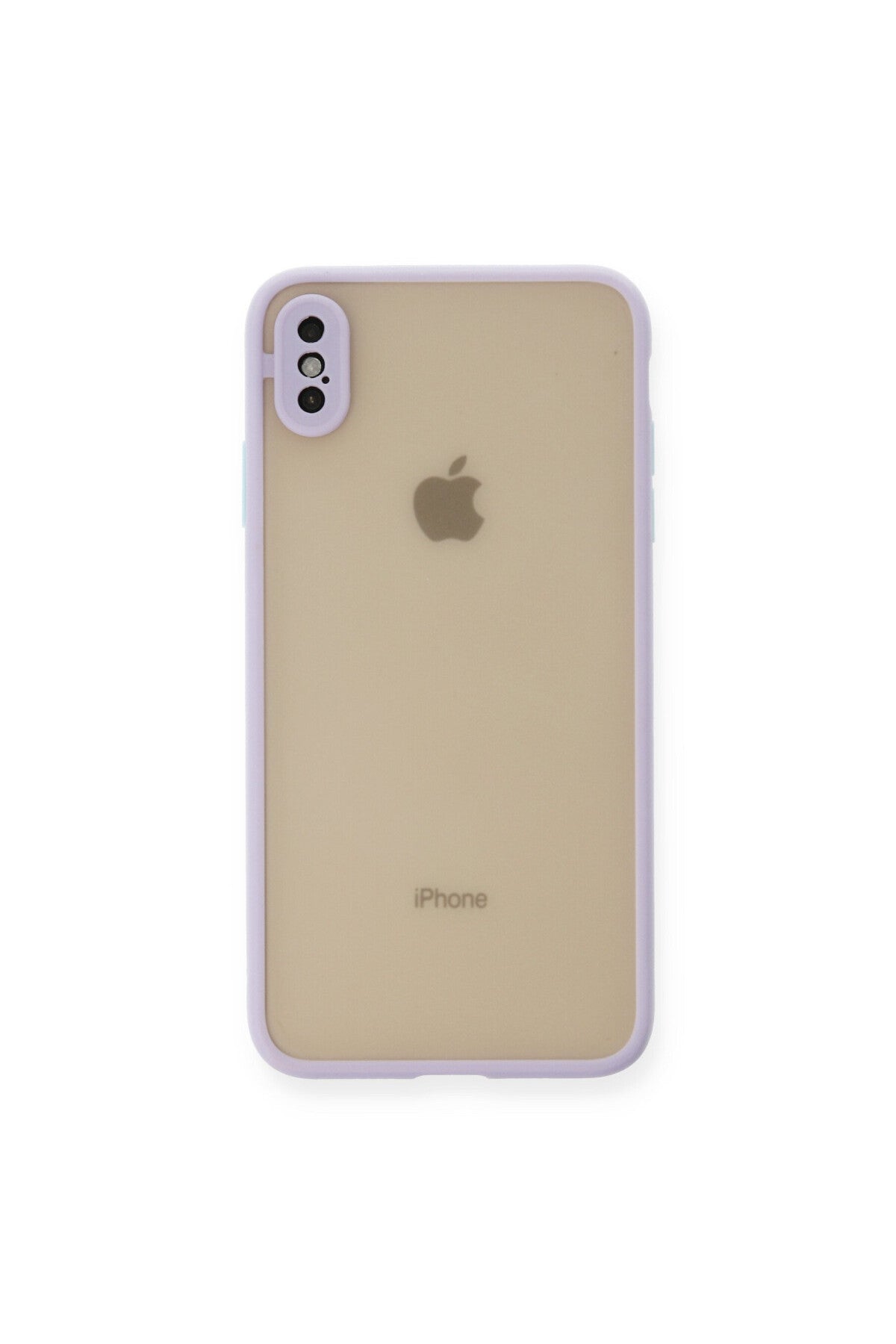 Apple iPhone XS Max Uyumlu Kılıf Montreal Silikon Kapak - Mor