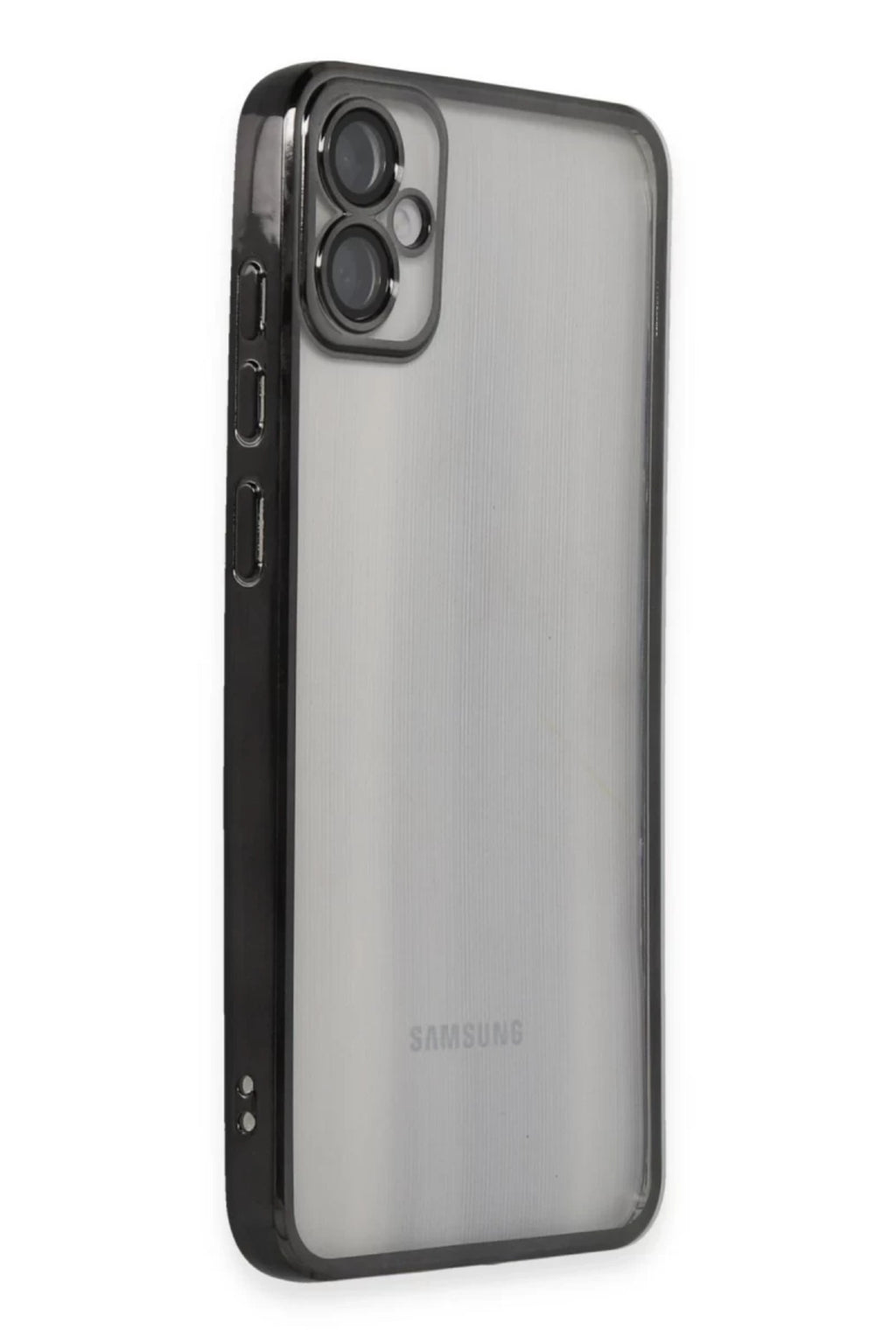 Samsung Galaxy A05 Uyumlu Kılıf Lensli Silikon - Siyah