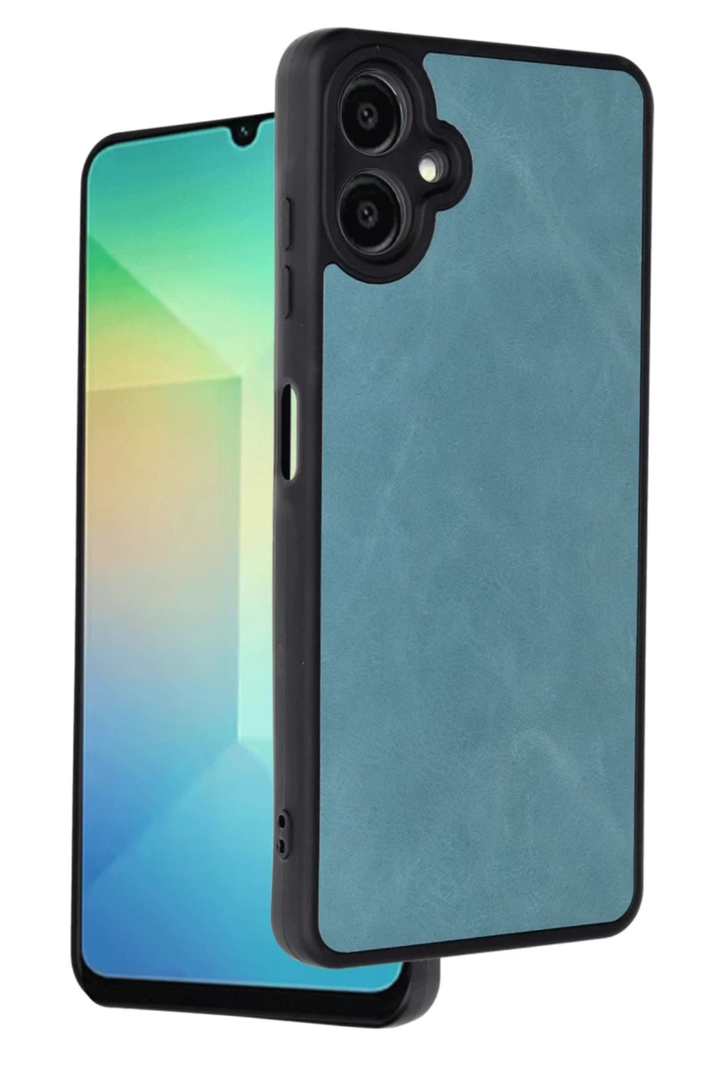 Samsung Galaxy A06 Uyumlu Kılıf Aras Deri Kapak - Açık Yeşil
