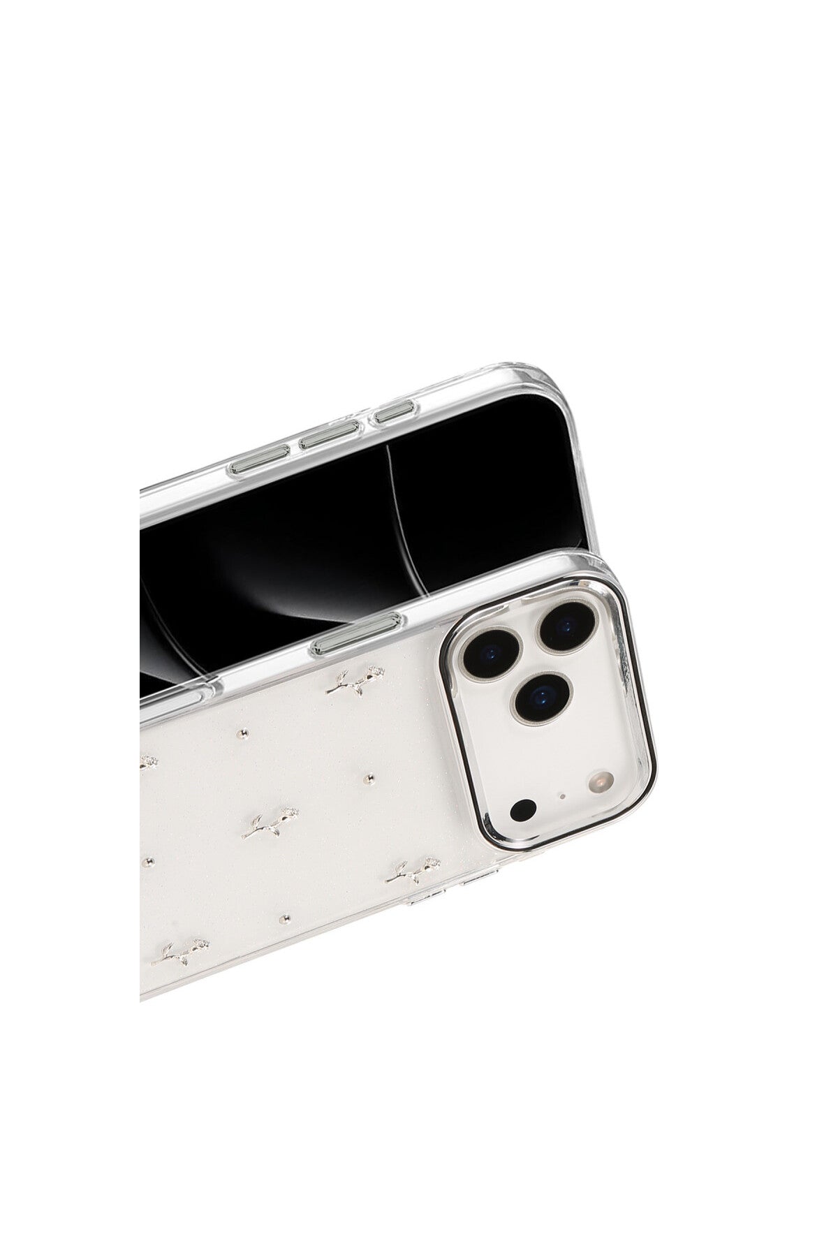 Apple iPhone 17 Pro Uyumlu Fiyonk Desenli Kapak - Desen 4