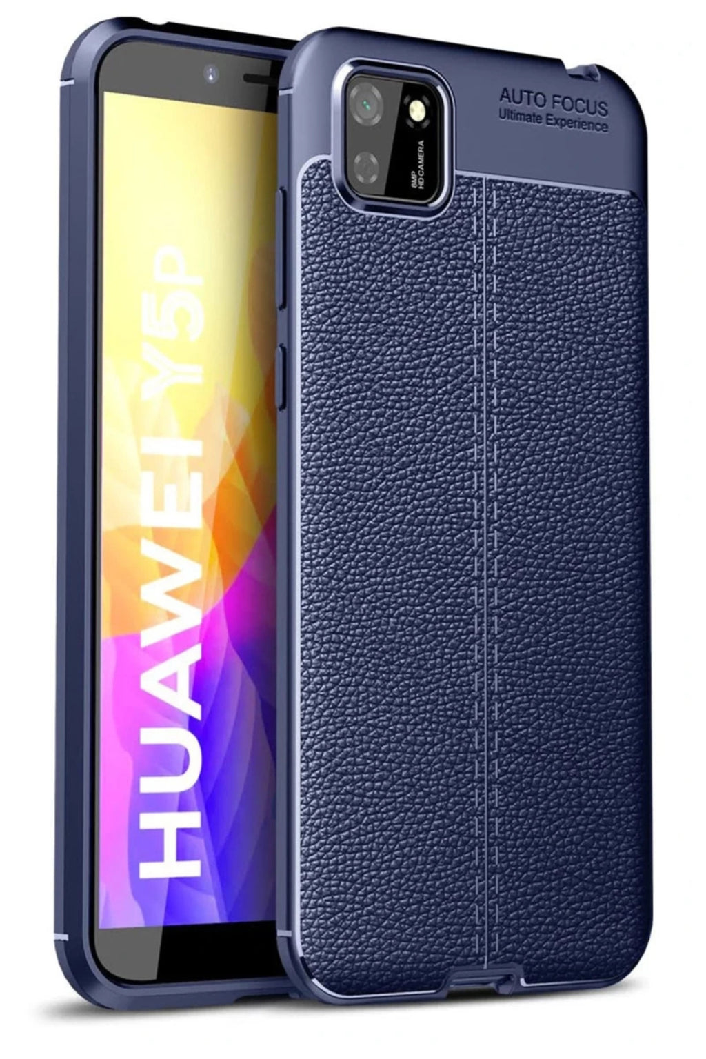 Huawei Y5P Uyumlu Kılıf Auto Focus Kapak - Lacivert