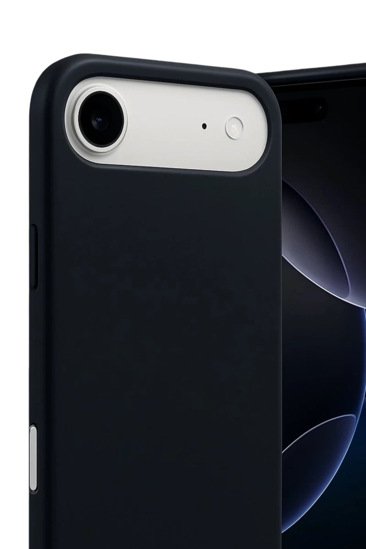 Apple iPhone 17 Air Uyumlu Nano içi Kadife Silikon - Siyah