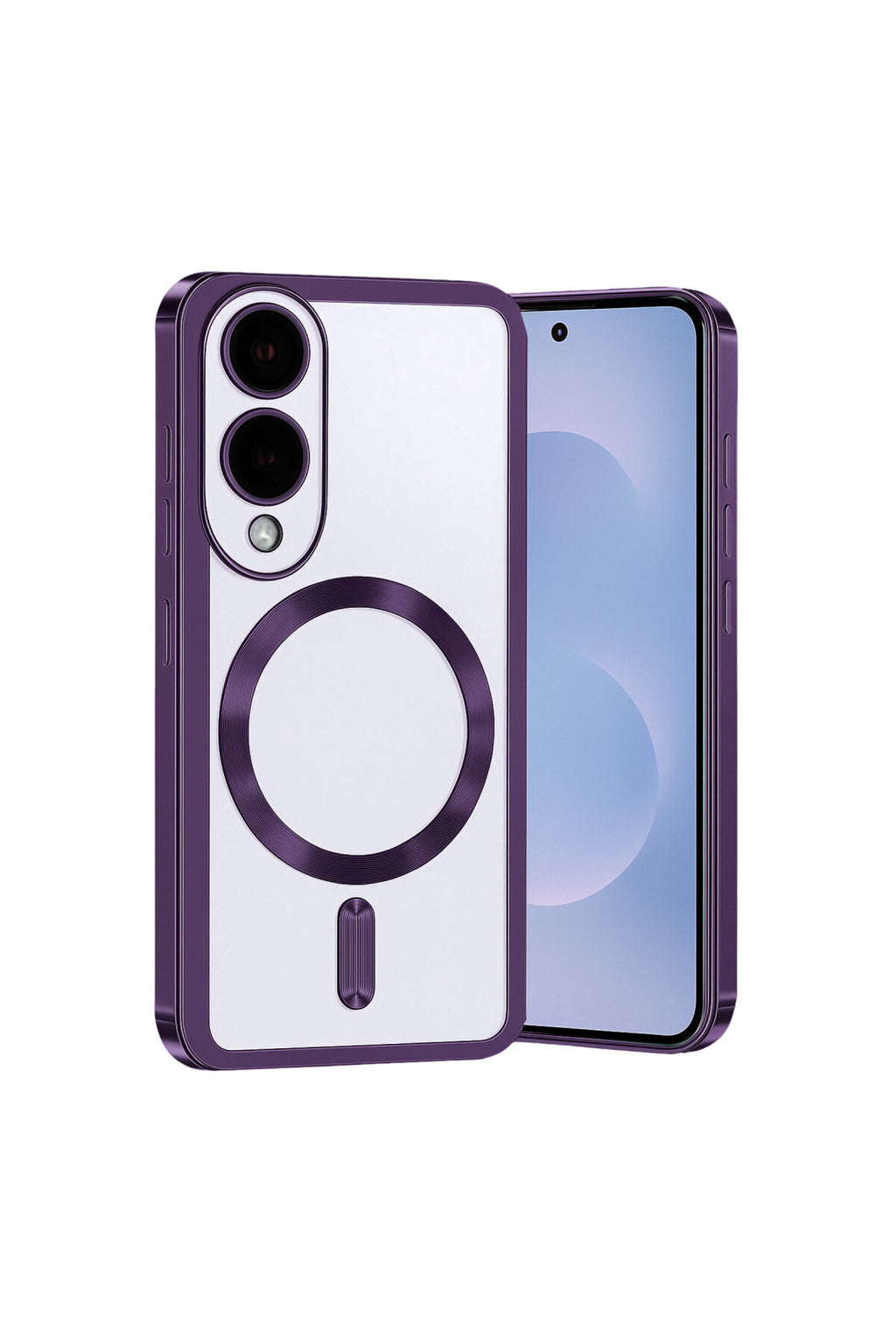 Samsung Galaxy S25 Uyumlu Edge Kross Magneticsafe Kapak - Mor