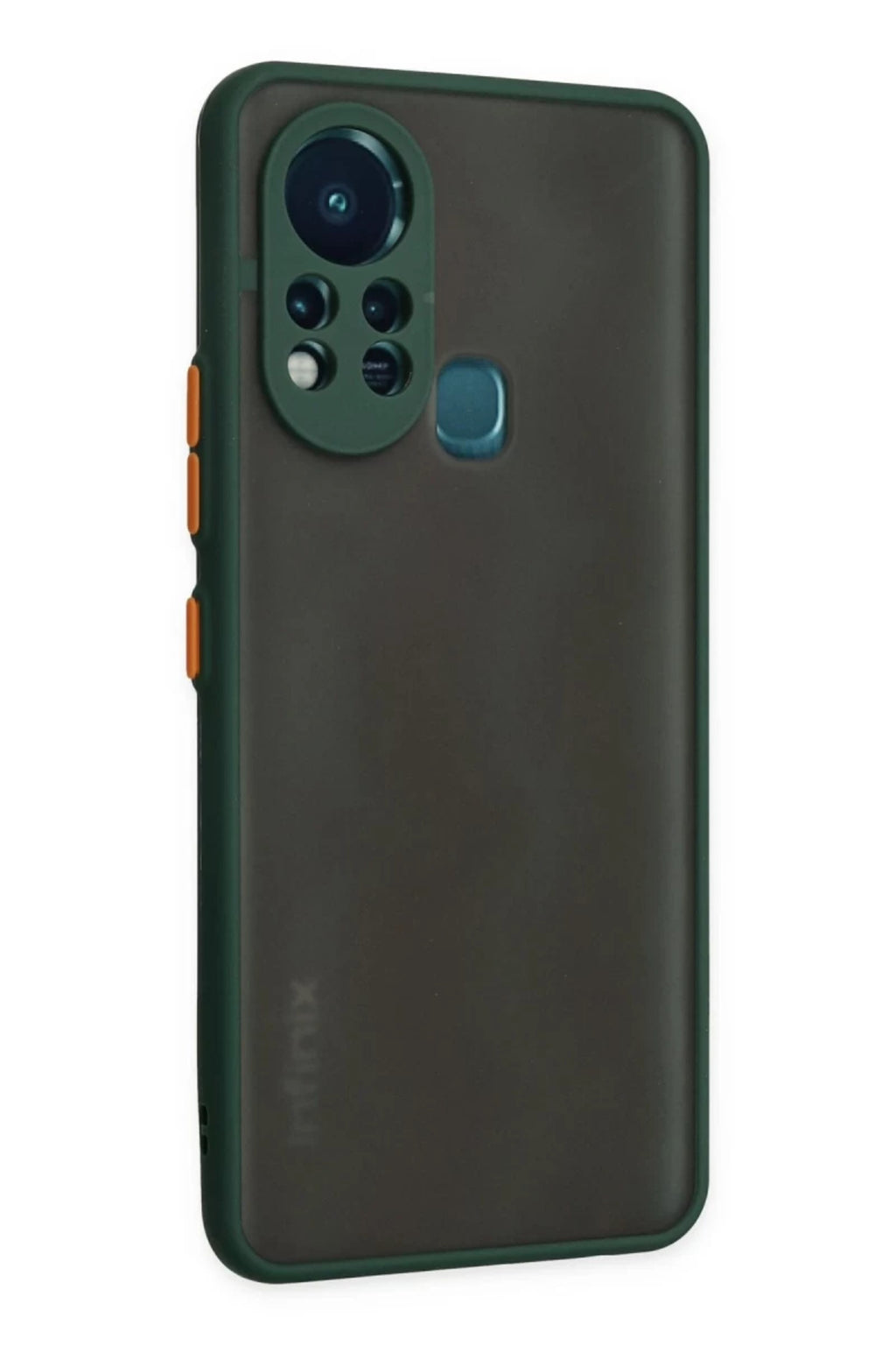 İnfinix Hot 11s Uyumlu Kılıf Montreal Silikon Kapak - Yeşil