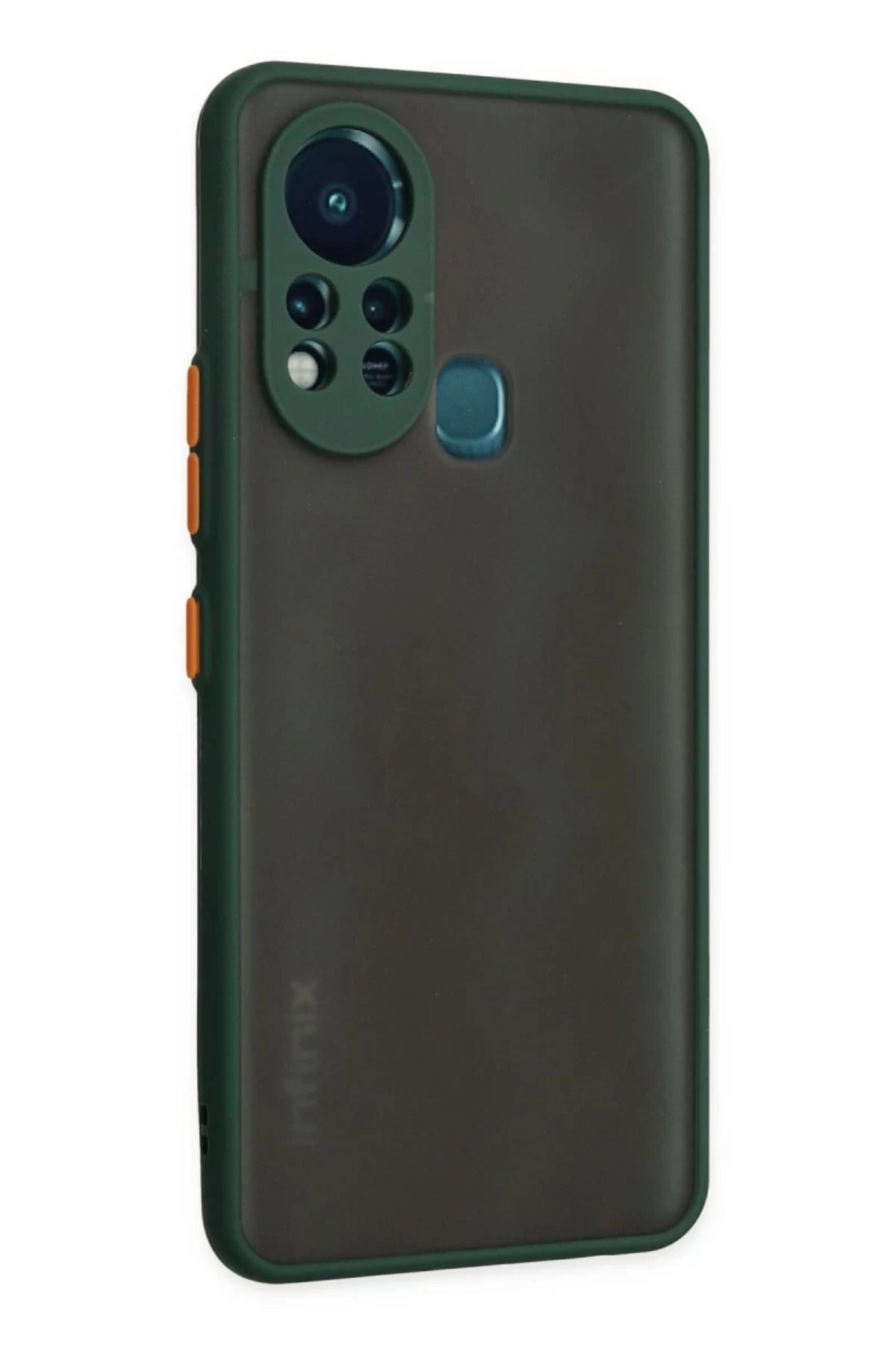 İnfinix Hot 11s Uyumlu Kılıf Montreal Silikon Kapak - Yeşil