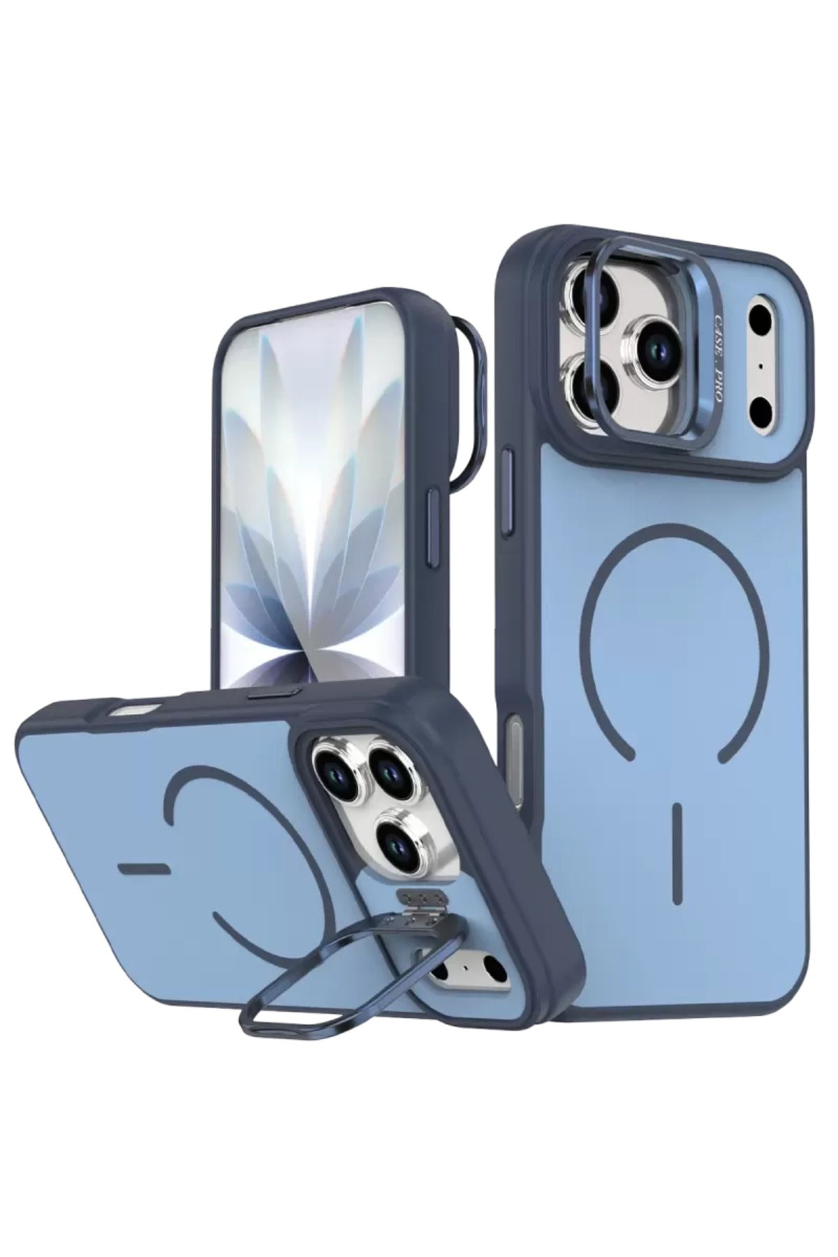 Joko Apple iPhone 17 Pro Uyumlu Flexa Magsafe Kapak - Mavi