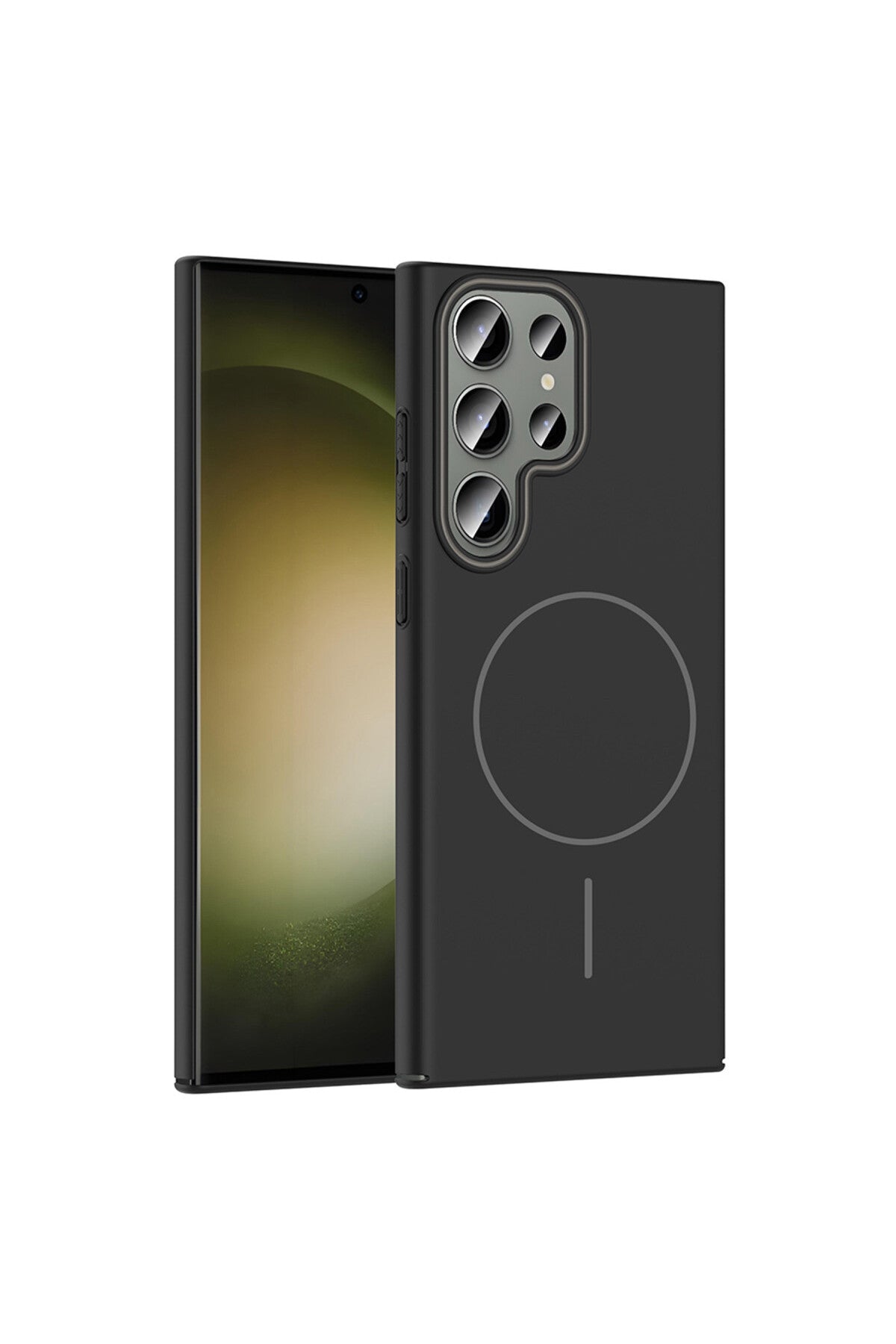 Joko Samsung Galaxy S24 Ultra Uyumlu Broş Magsafe Kapak - Siyah