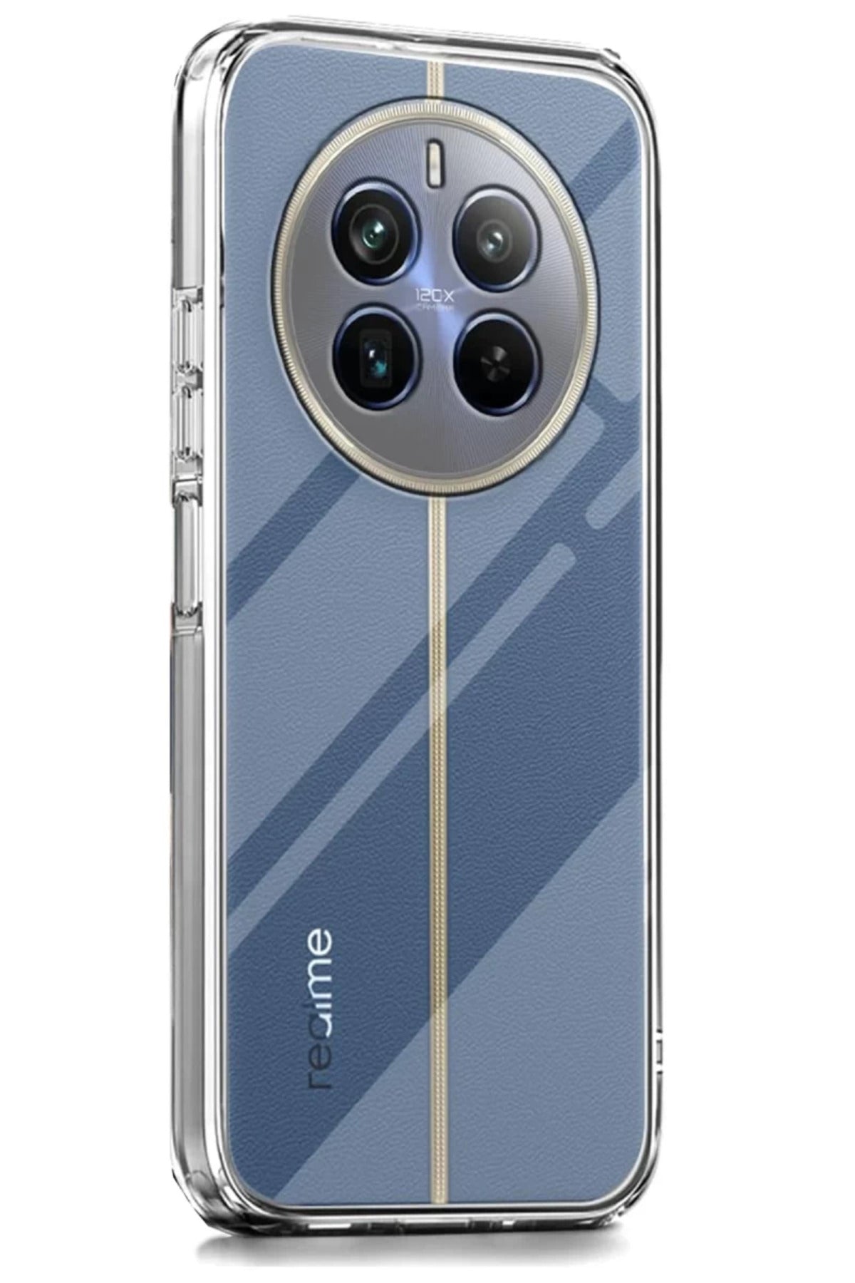 Realme 12 Pro Plus Uyumlu Kılıf Lüx Şeffaf Silikon