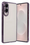 Samsung Galaxy S25 Uyumlu Edge Lensli Silikon - Mor