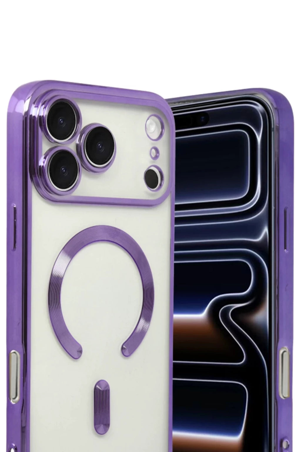 Apple iPhone 17 Pro Uyumlu Kross Magneticsafe Kapak - Mor