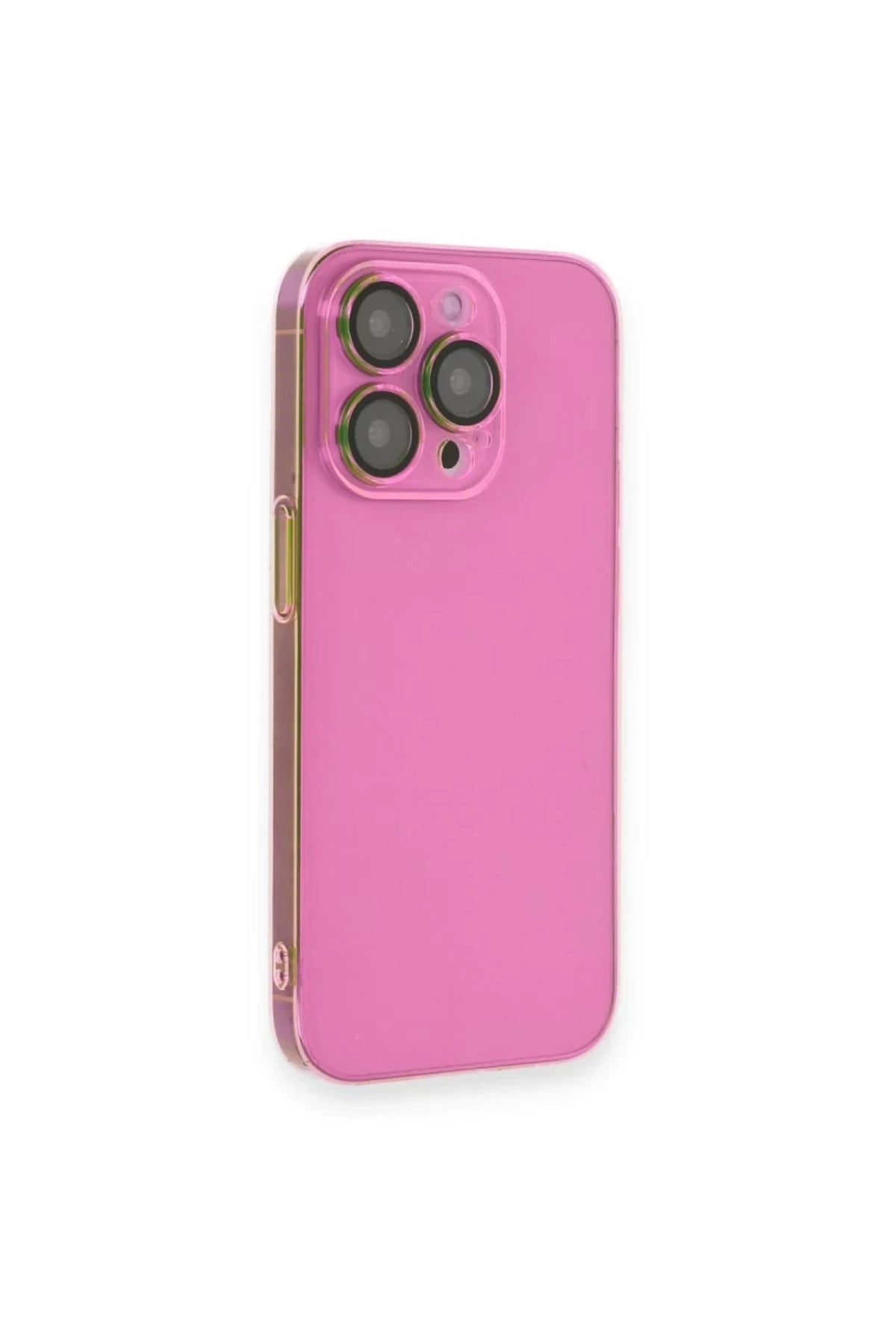 Apple iPhone 14 Pro Max Uyumlu Kılıf Armada Lensli Kapak - Pembe