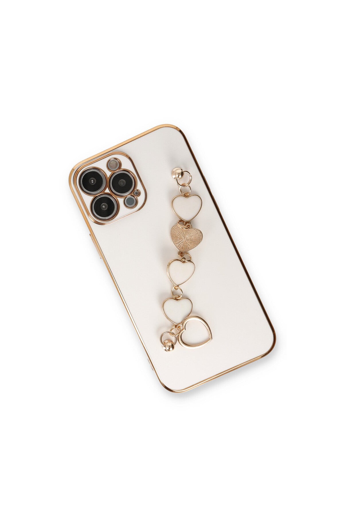 Apple iPhone 14 Pro Uyumlu Kılıf Esila Silikon - Beyaz