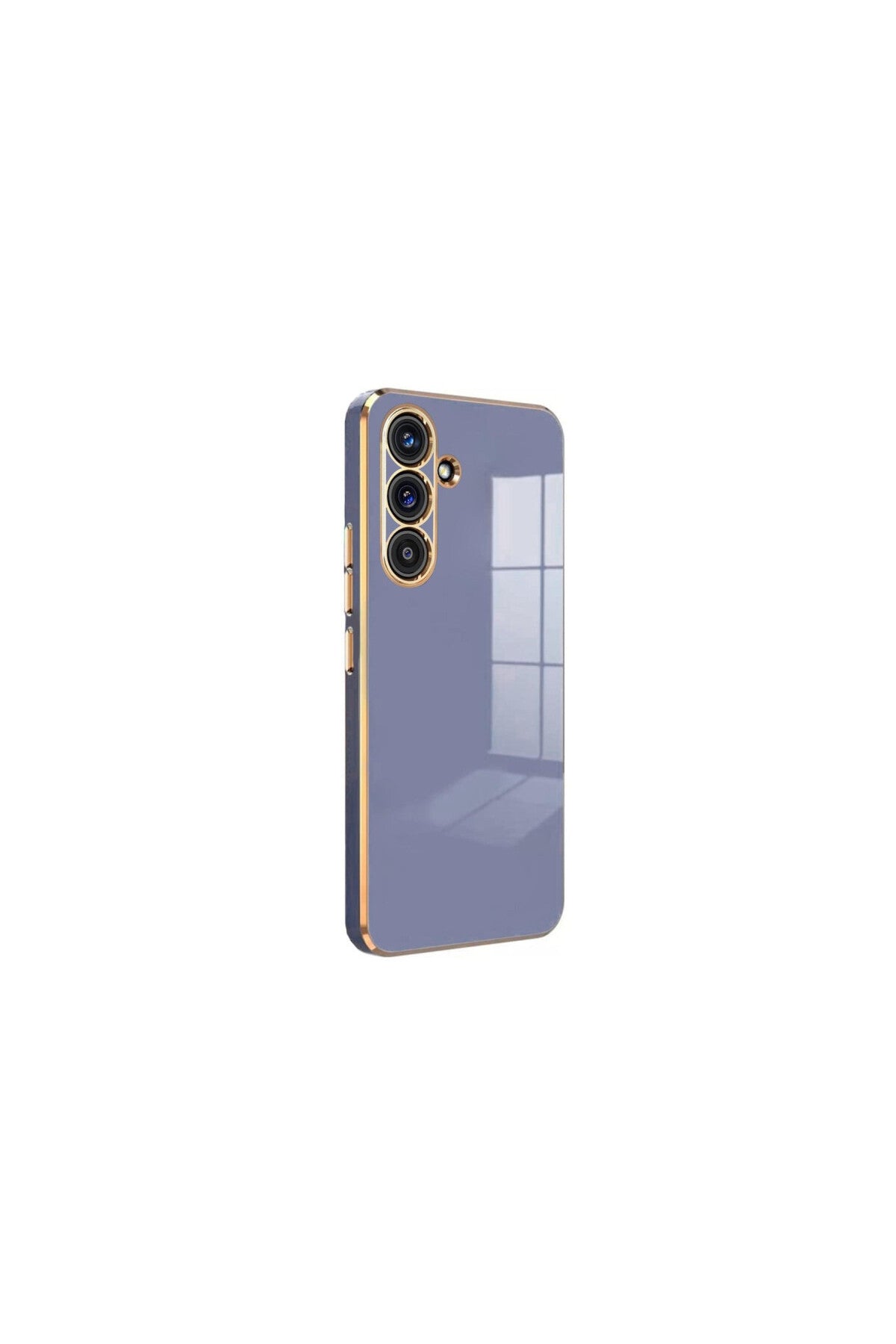 Samsung Galaxy S24 FE Uyumlu Kılıf Volet Silikon - Mavi
