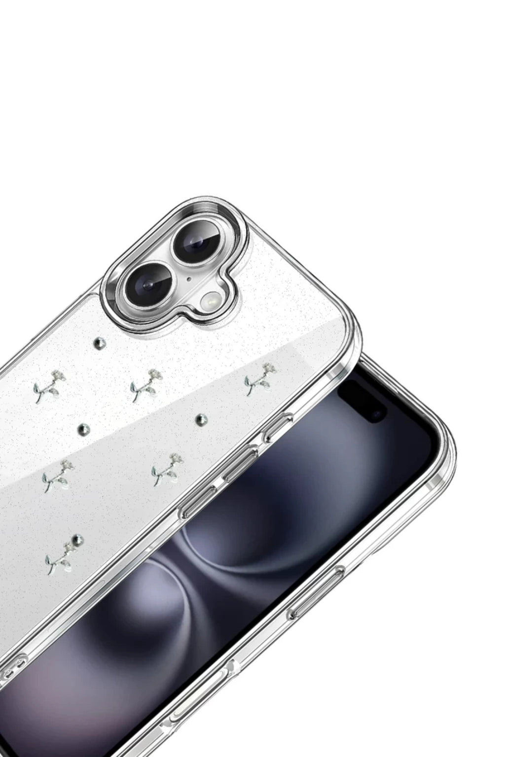 Apple iPhone 16 Uyumlu Fiyonk Desenli Kapak - Desen 4