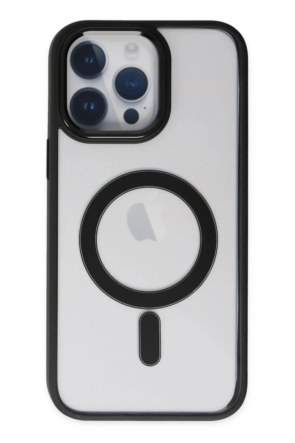 Apple iPhone 14 Pro Uyumlu Kılıf Room Magneticsafe Silikon - Siyah