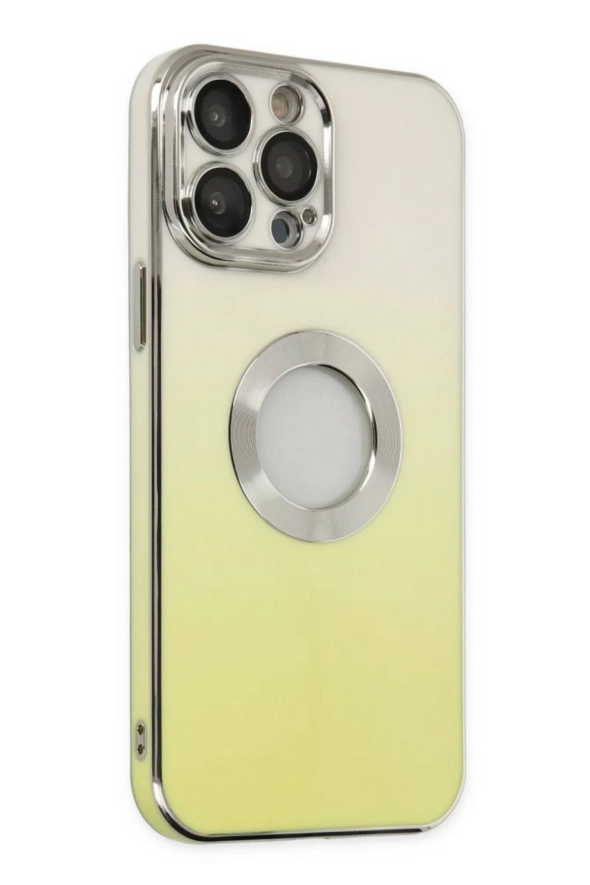 Apple iPhone 14 Pro Max Uyumlu Kılıf Best Silikon - Sarı