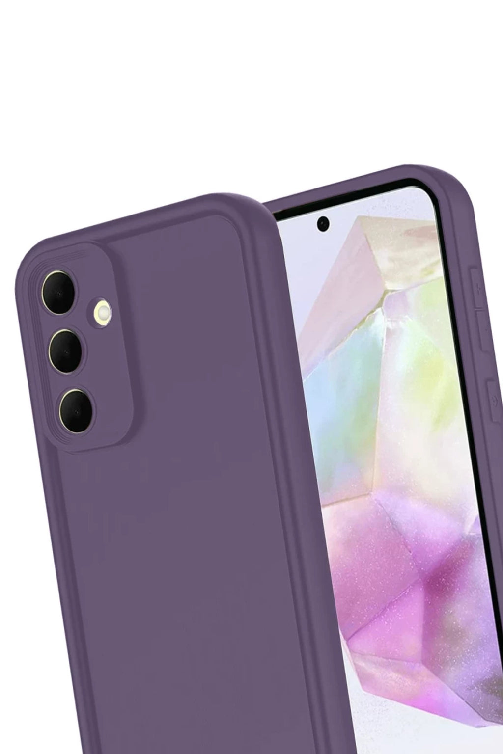 Samsung Galaxy A16 5G Uyumlu Kılıf Viera Silikon - Mürdüm