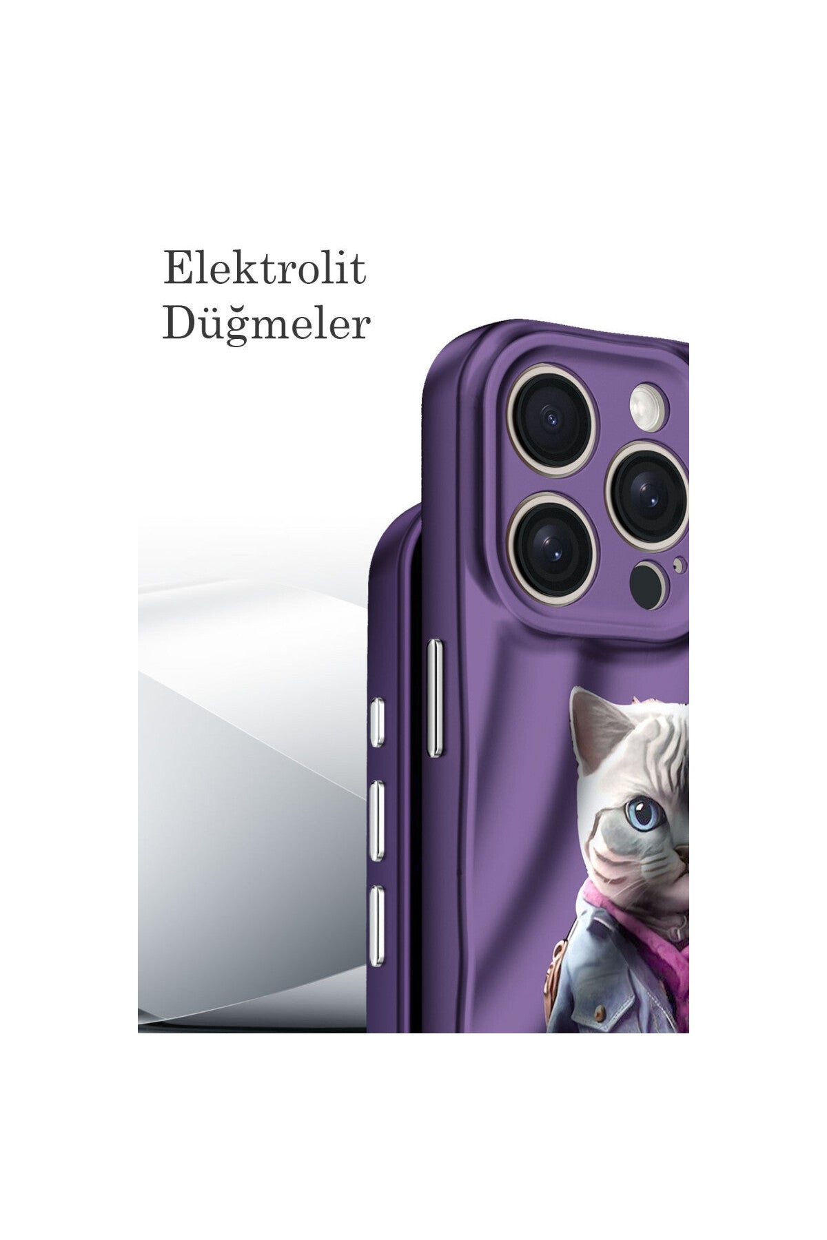 Apple iPhone 14 Pro Uyumlu Kılıf Crew Desenli Kapak - Köpek