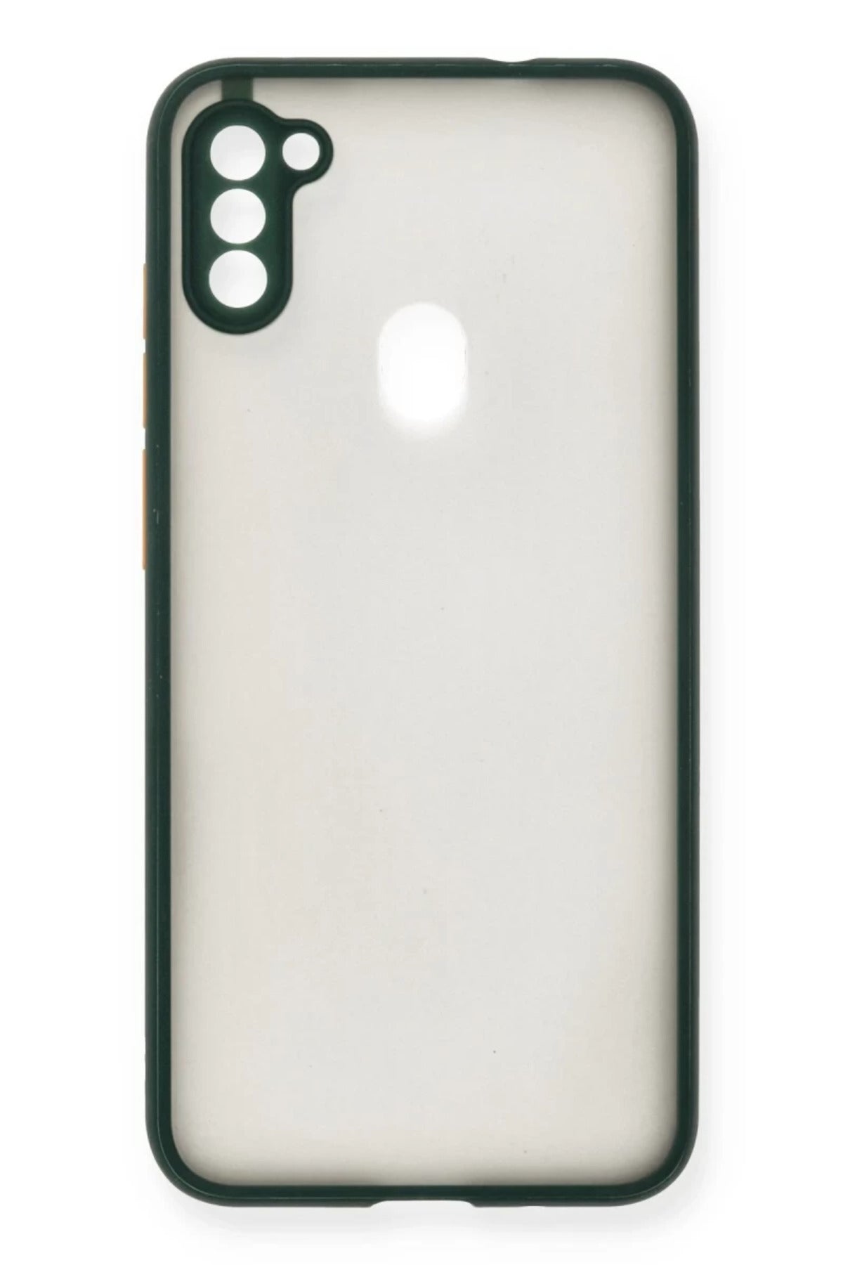 Samsung Galaxy A11 Uyumlu Kılıf Montreal Silikon Kapak - Yeşil