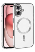 Apple iPhone 17 Uyumlu Kross Magneticsafe Kapak - Gümüş