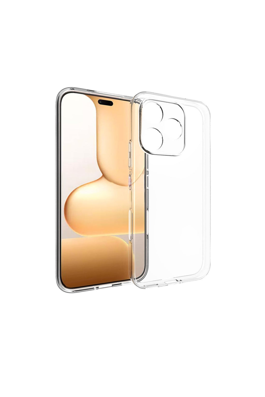 Huawei Honor 600 Lite Uyumlu Lüx Şeffaf Silikon - Şeffaf