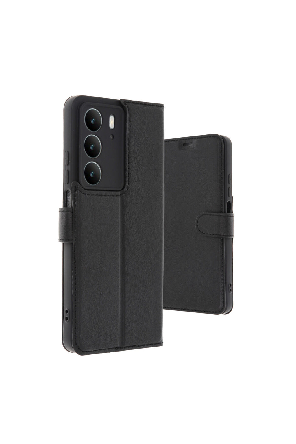 Realme C75 4G Uyumlu Trend S Plus Kapaklı Kılıf - Siyah