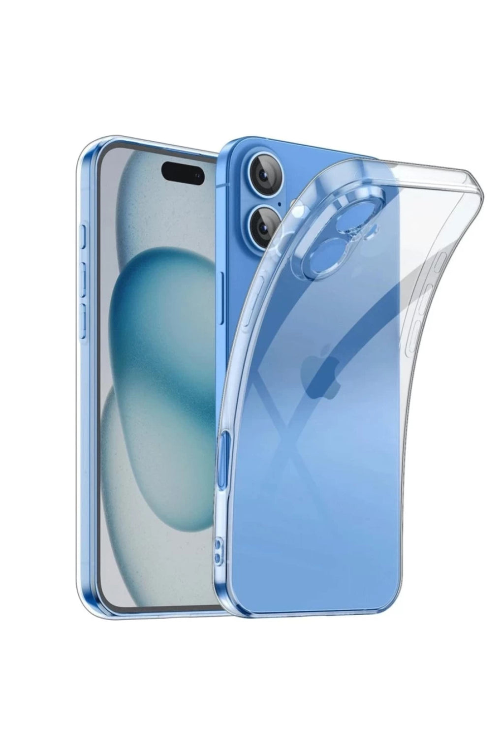 Apple iPhone 16 Plus Uyumlu Kılıf Lüx Şeffaf Silikon