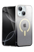 Apple iPhone 14 Uyumlu Pummel Shiny Magsafe Kapak - Siyah