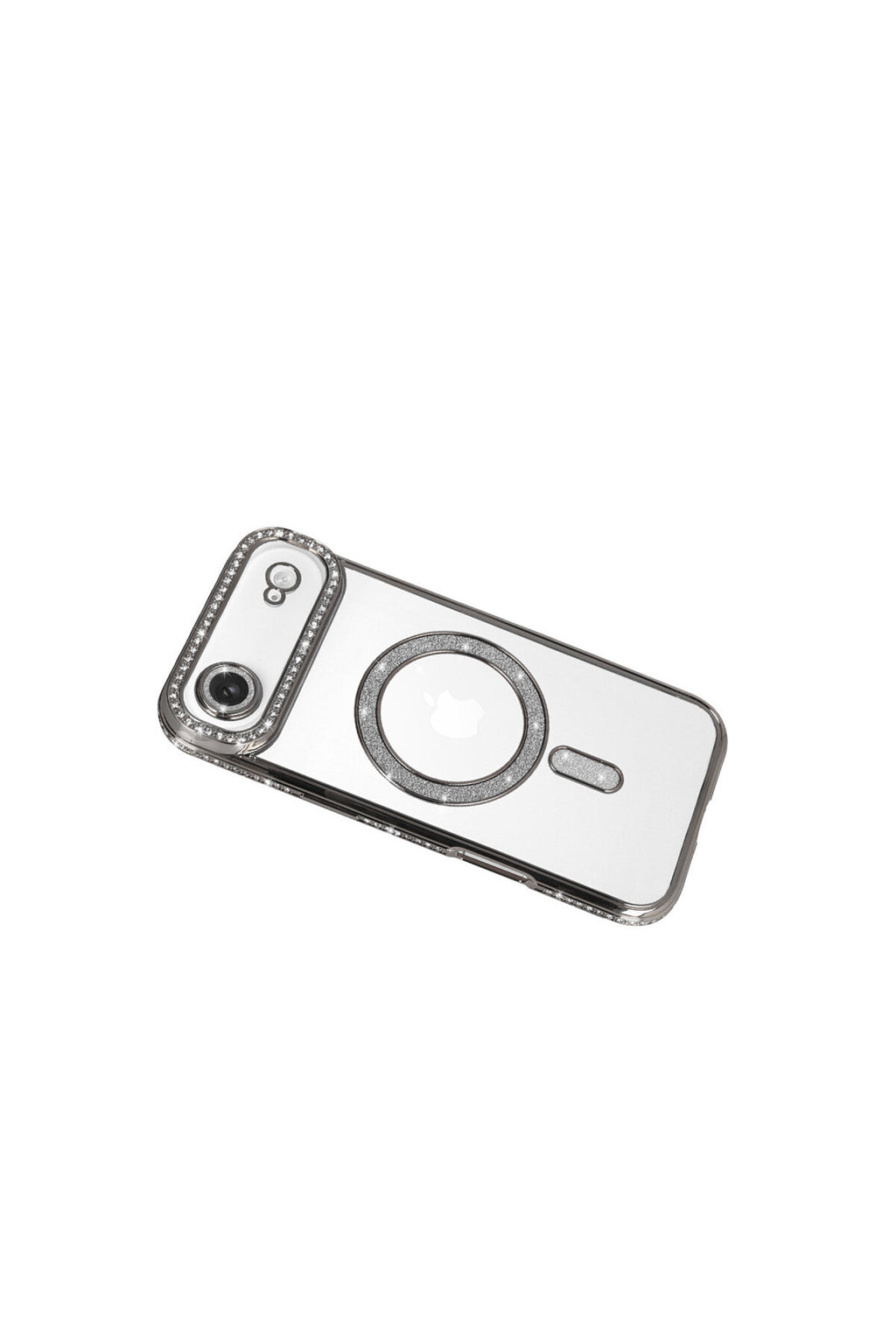 Apple iPhone 17 Air Uyumlu Joke Simli Magneticsafe Kılıf - Gümüş