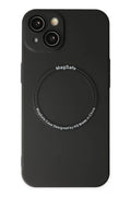 Apple iPhone 14 Plus Uyumlu Kılıf Jack Magneticsafe Lens Silikon - Siyah