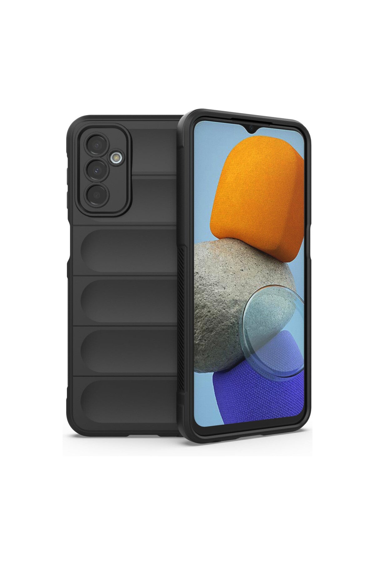 Samsung Galaxy M23 Uyumlu Kılıf Optimum Silikon - Siyah