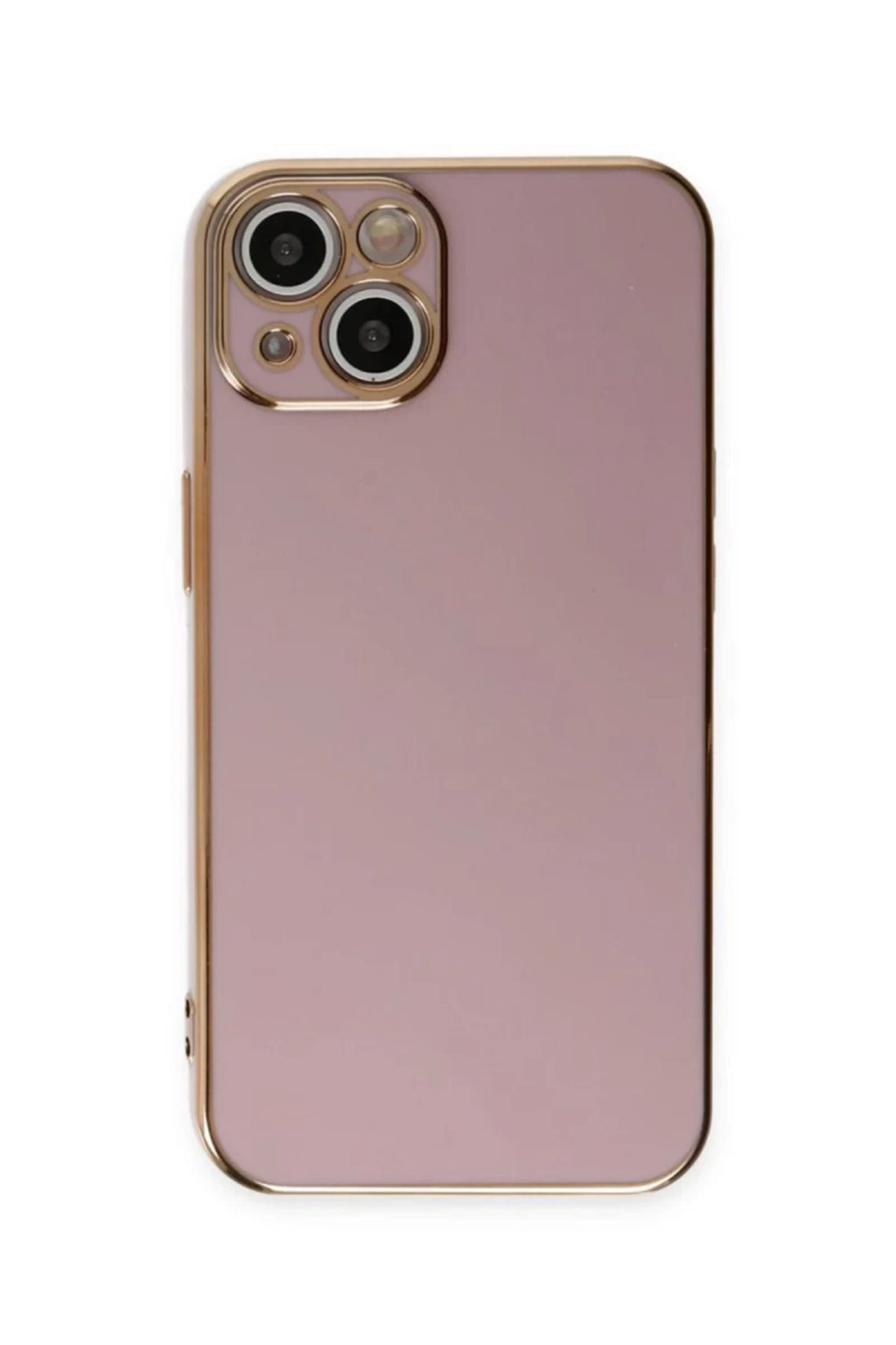 Apple iPhone 15 Uyumlu Kılıf Volet Silikon - Mor