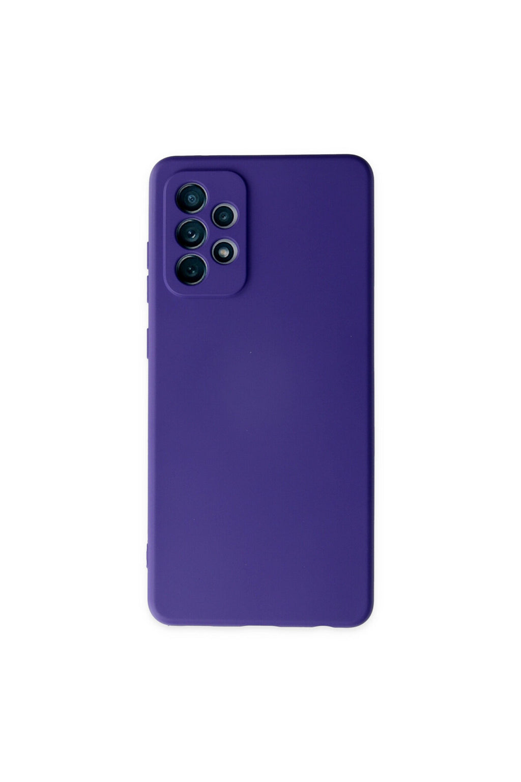 Samsung Galaxy A72 Uyumlu Kılıf Nano içi Kadife Silikon - Mor