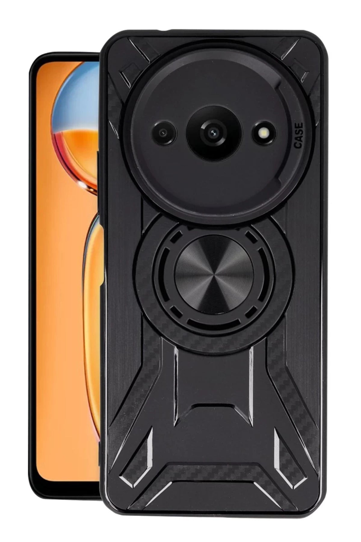 Xiaomi Redmi A3 4G Uyumlu Kılıf Lincoln Silikon - Siyah
