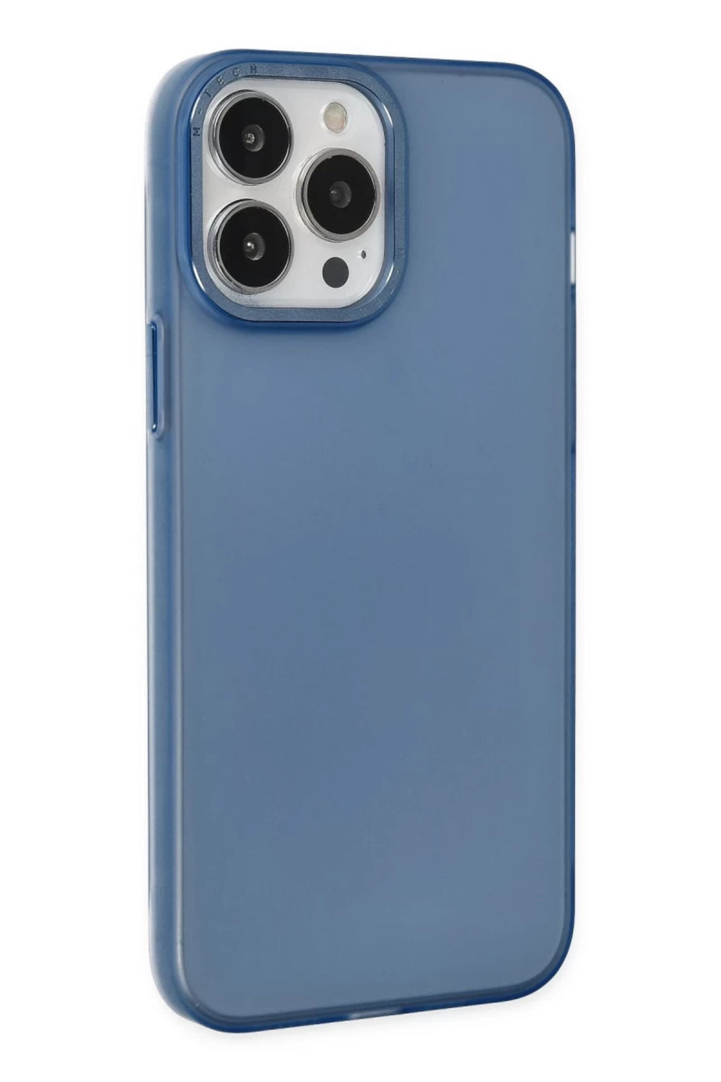 Apple iPhone 13 Pro Max Uyumlu Kılıf Modos Metal Kapak - Lacivert