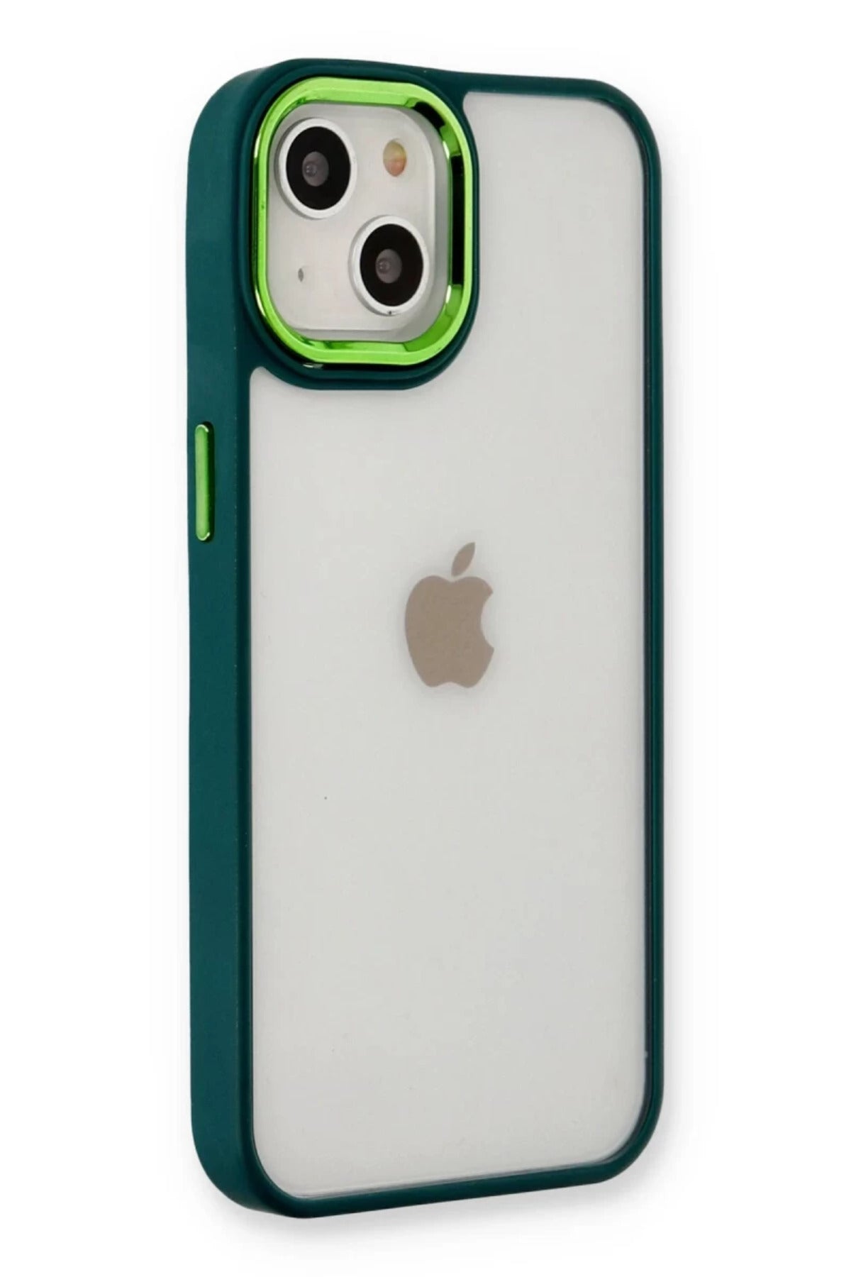 Apple iPhone 14 Plus Uyumlu Kılıf Dora Kapak - Haki Yeşil