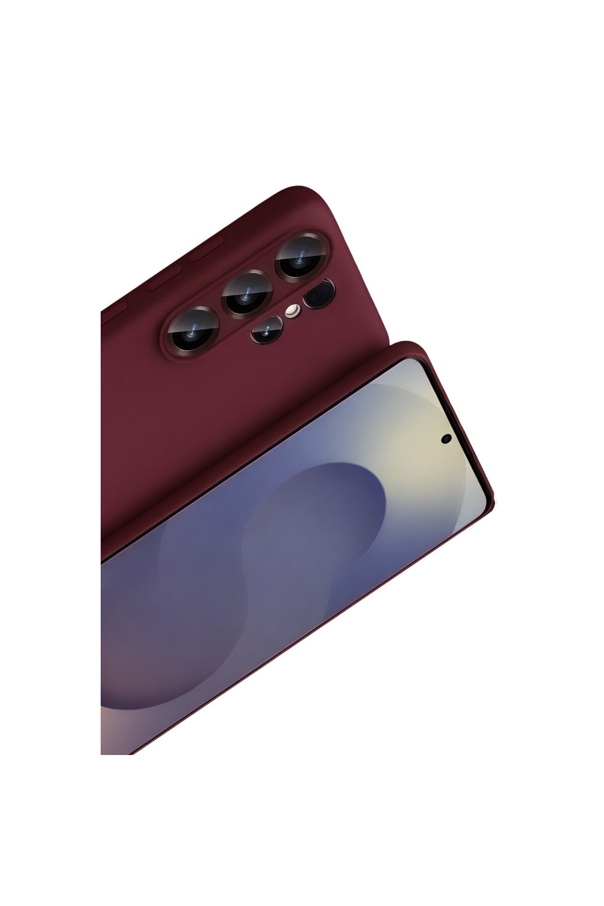 Samsung Galaxy S26 Ultra Uyumlu First Silikon - Bordo