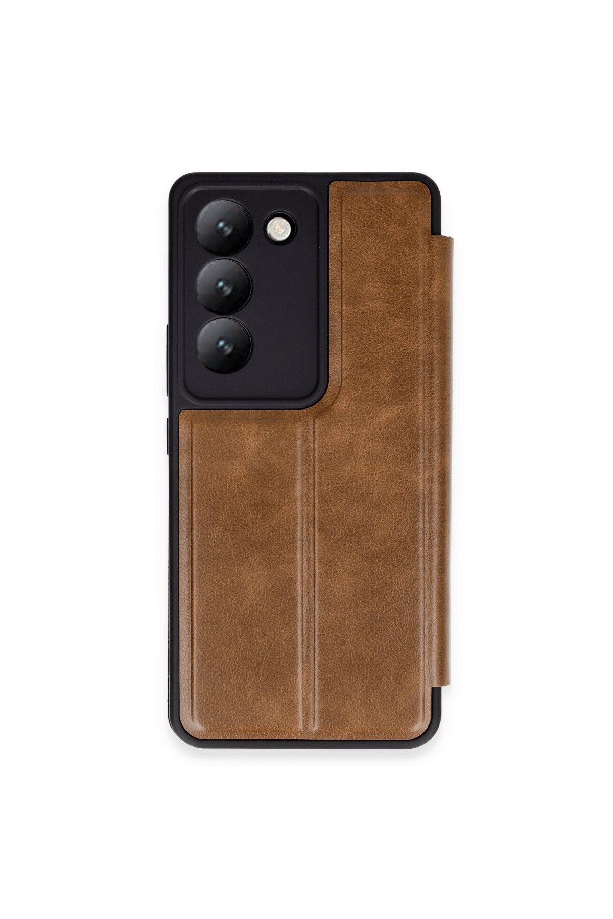 Vivo V30 Lite 4G Uyumlu Kılıf Flip Cover - Taba
