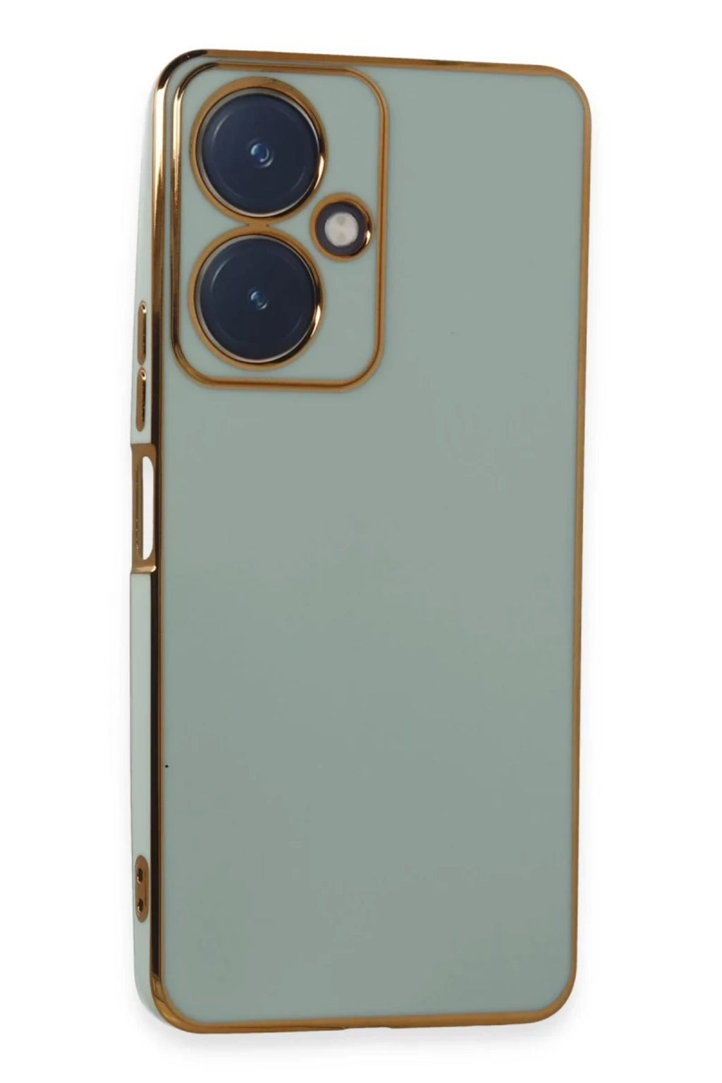 Vivo Y27 Uyumlu Kılıf Volet Silikon - Açık Yeşil