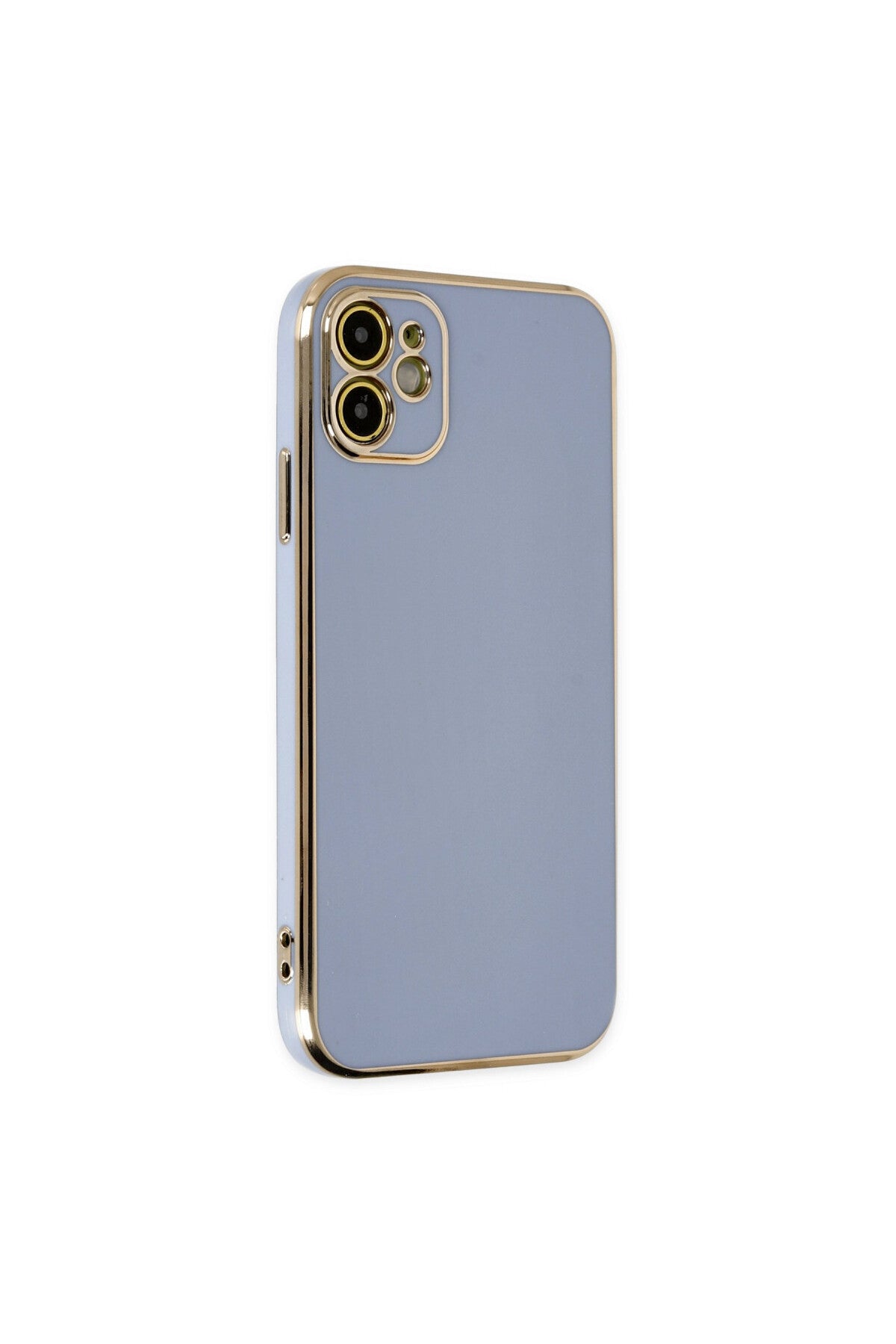Apple iPhone 12 Uyumlu Kılıf Volet Silikon - Mavi