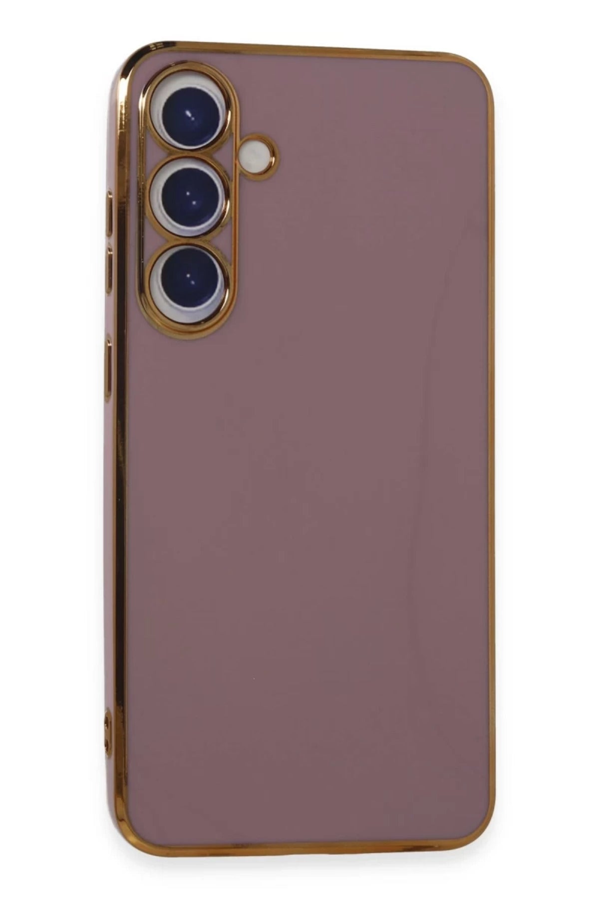 Samsung Galaxy S24 Plus Uyumlu Kılıf Volet Silikon - Mor