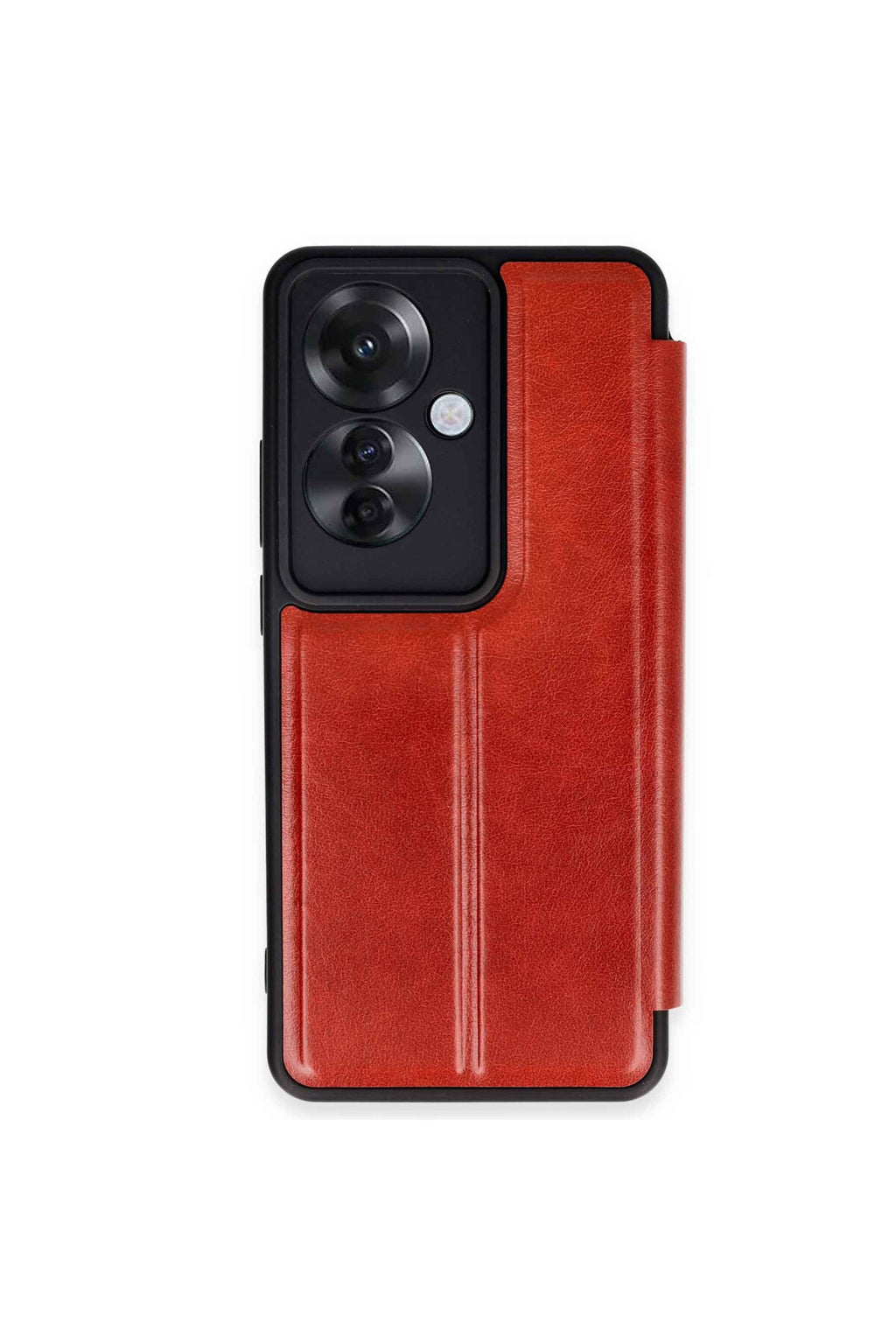 Oppo Reno 11F Uyumlu Kılıf Flip Cover - Kırmızı