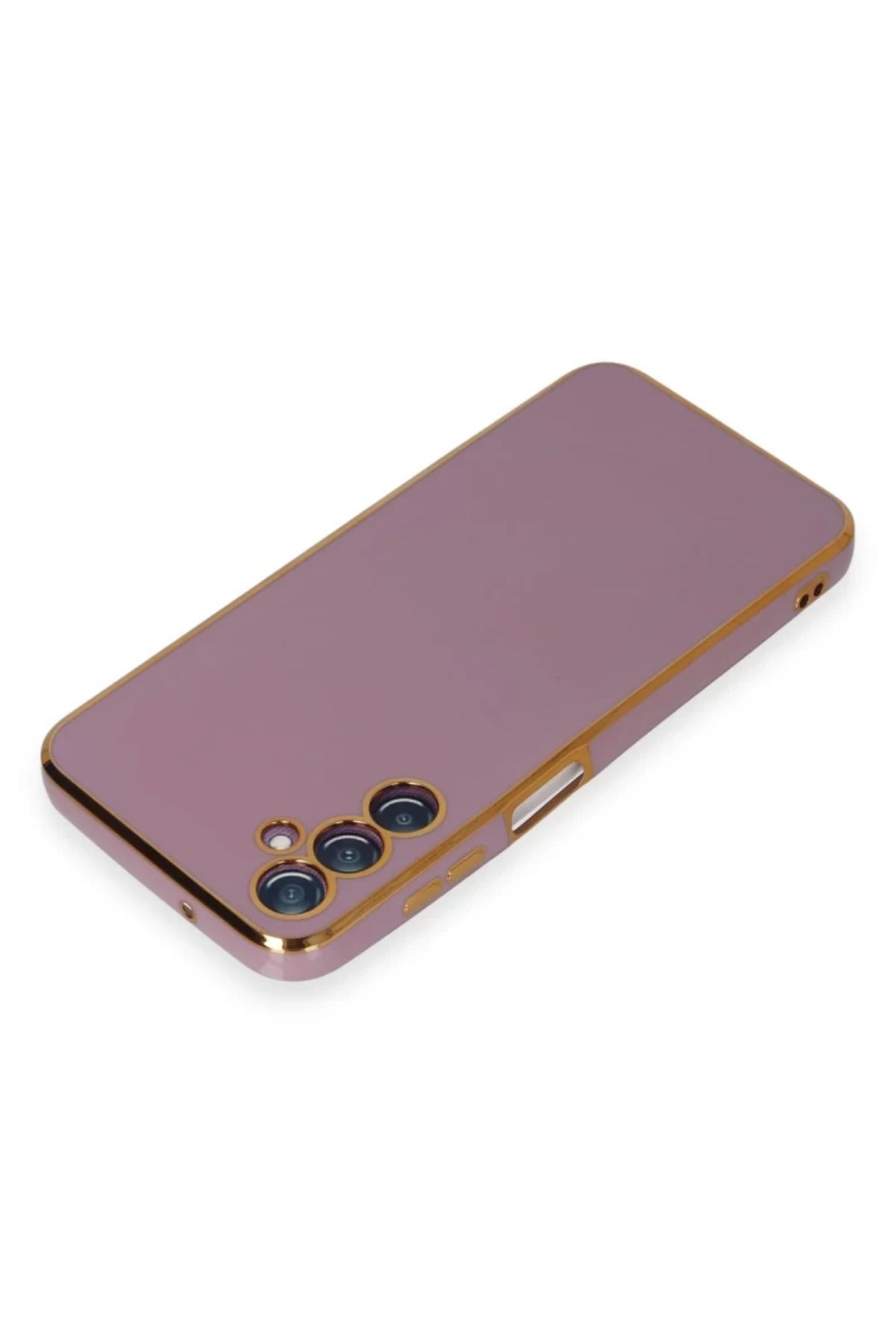 Samsung Galaxy M14 5G Uyumlu Kılıf Volet Silikon - Mor