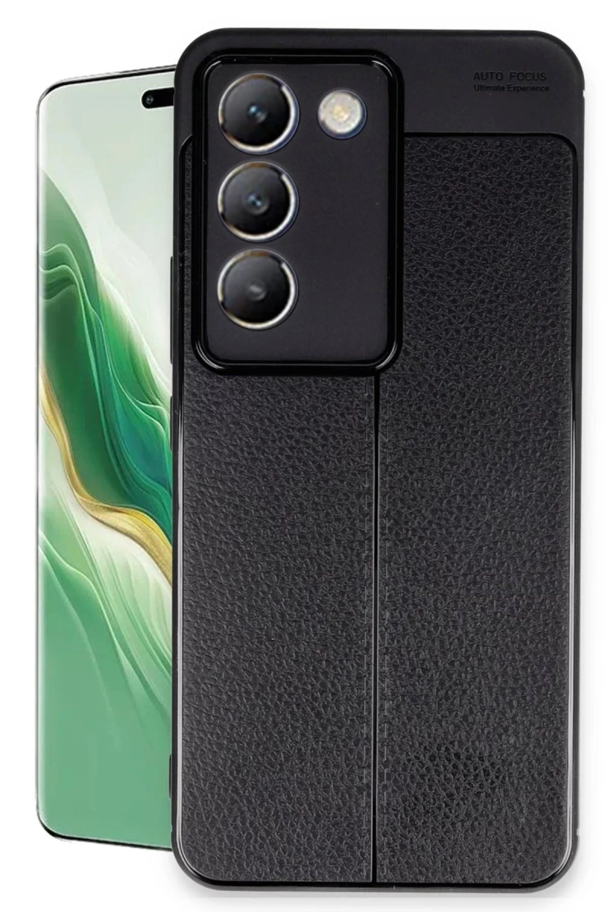 Vivo V30 Lite 4G Uyumlu Kılıf Auto Focus Kapak - Siyah