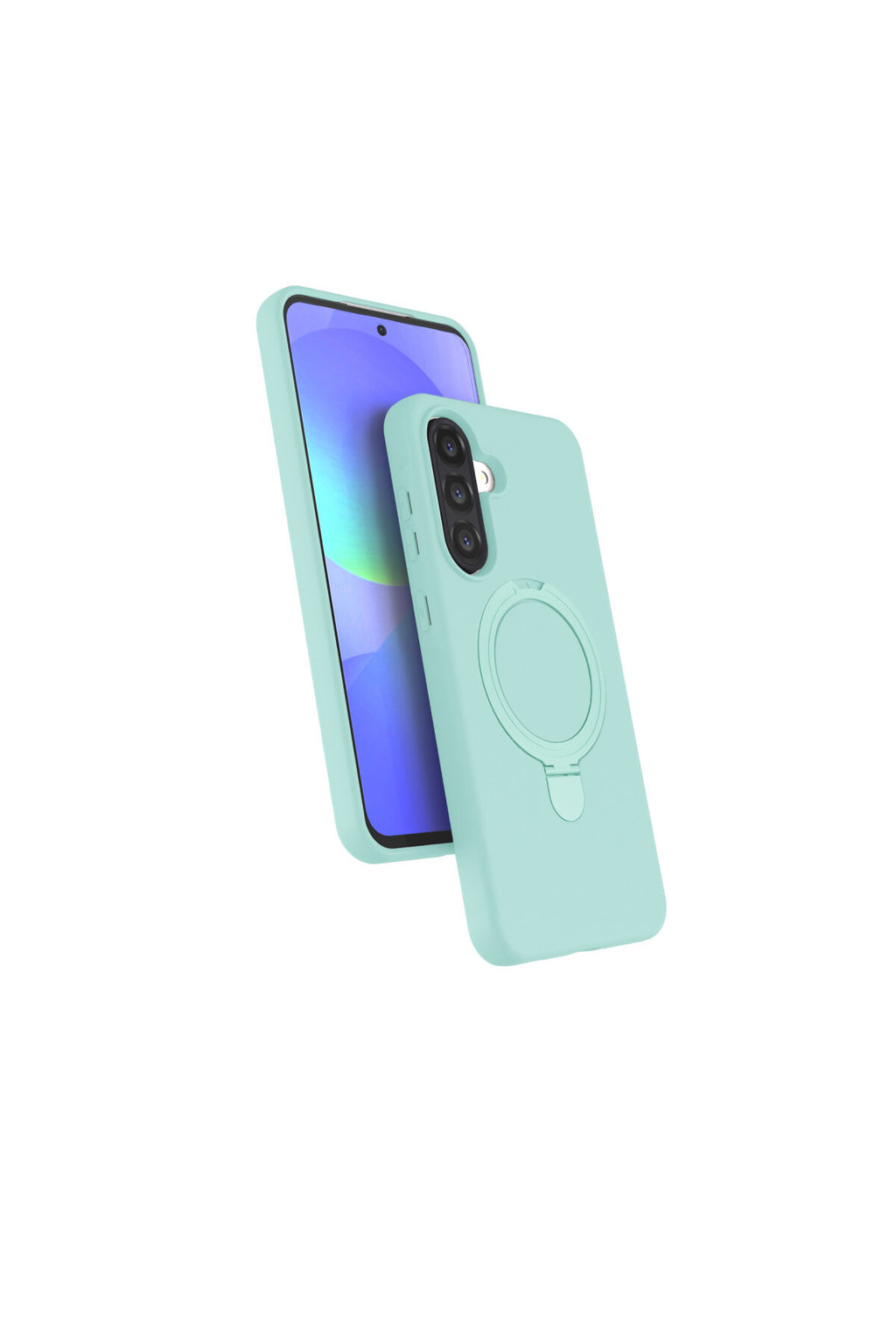 Samsung Galaxy A26 Uyumlu Regal Magsafe Standlı Kapak - Su Yeşili