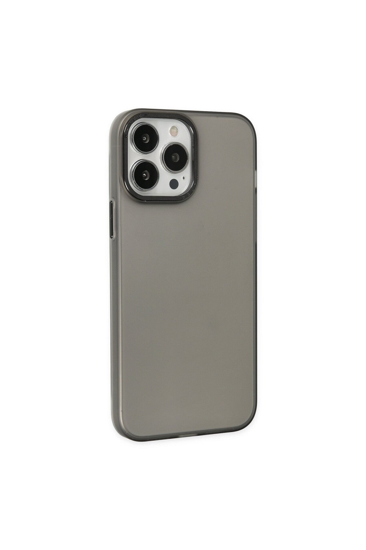 Apple iPhone 13 Pro Max Uyumlu Kılıf Modos Metal Kapak - Siyah